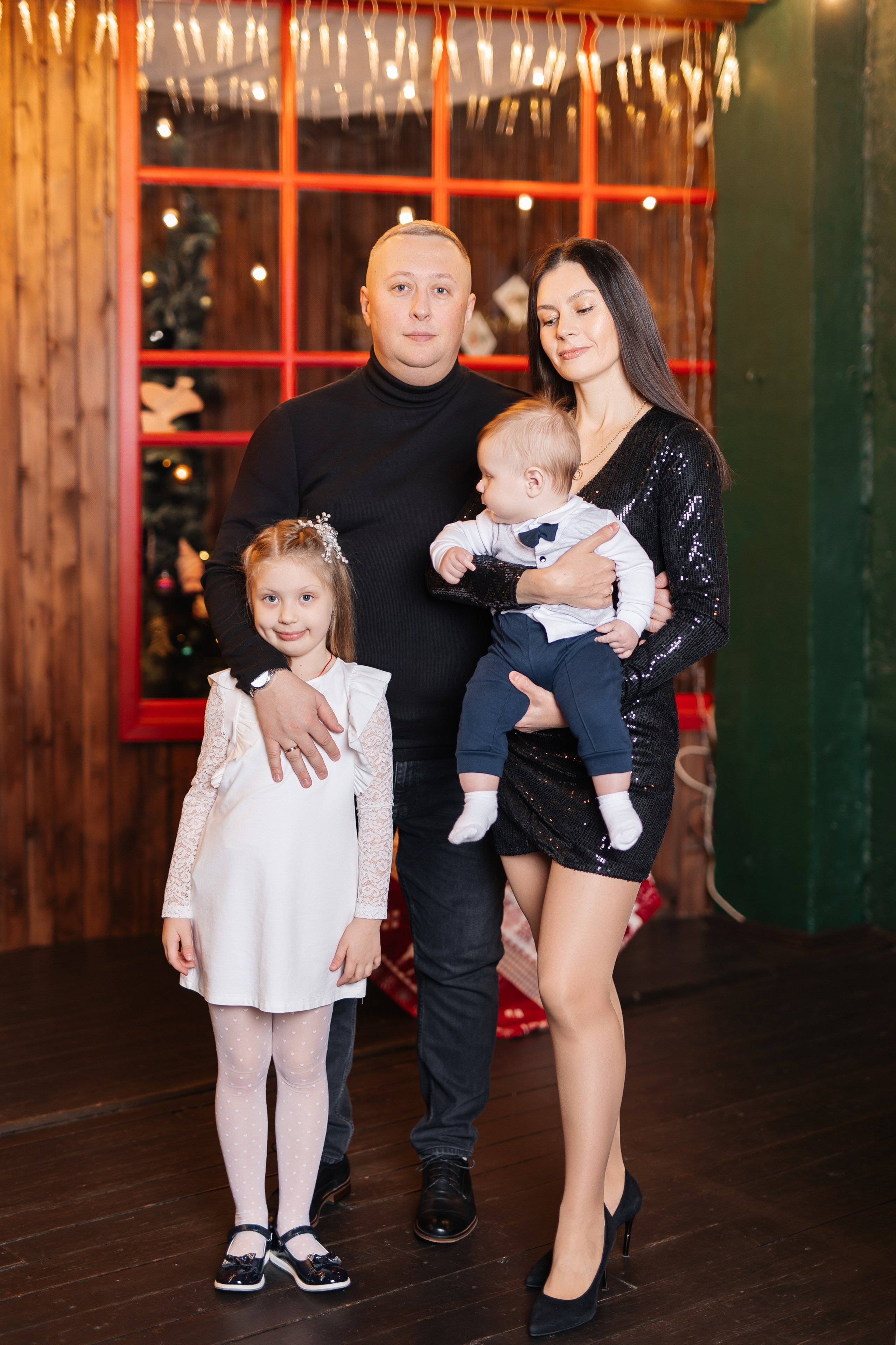 Семейная новогодняя фотосессия