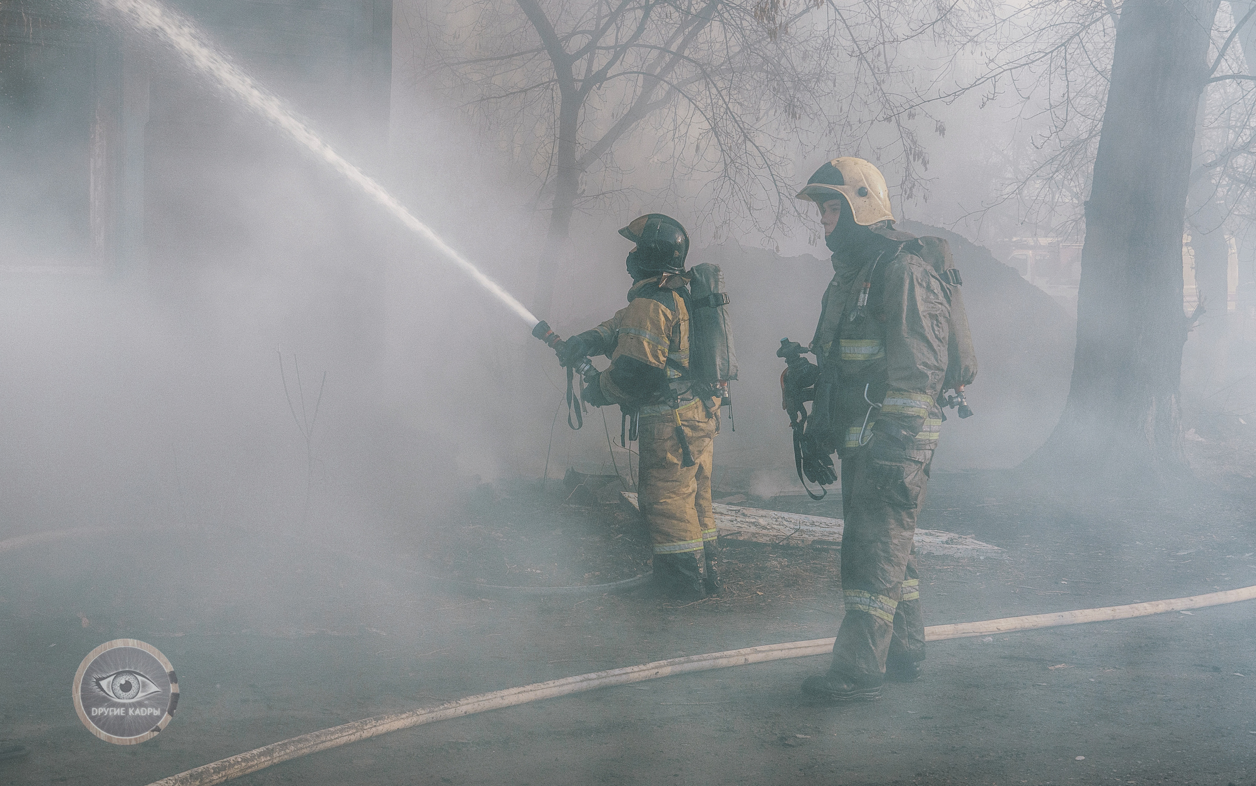 Пожар на улице Холодильной в Тюмени