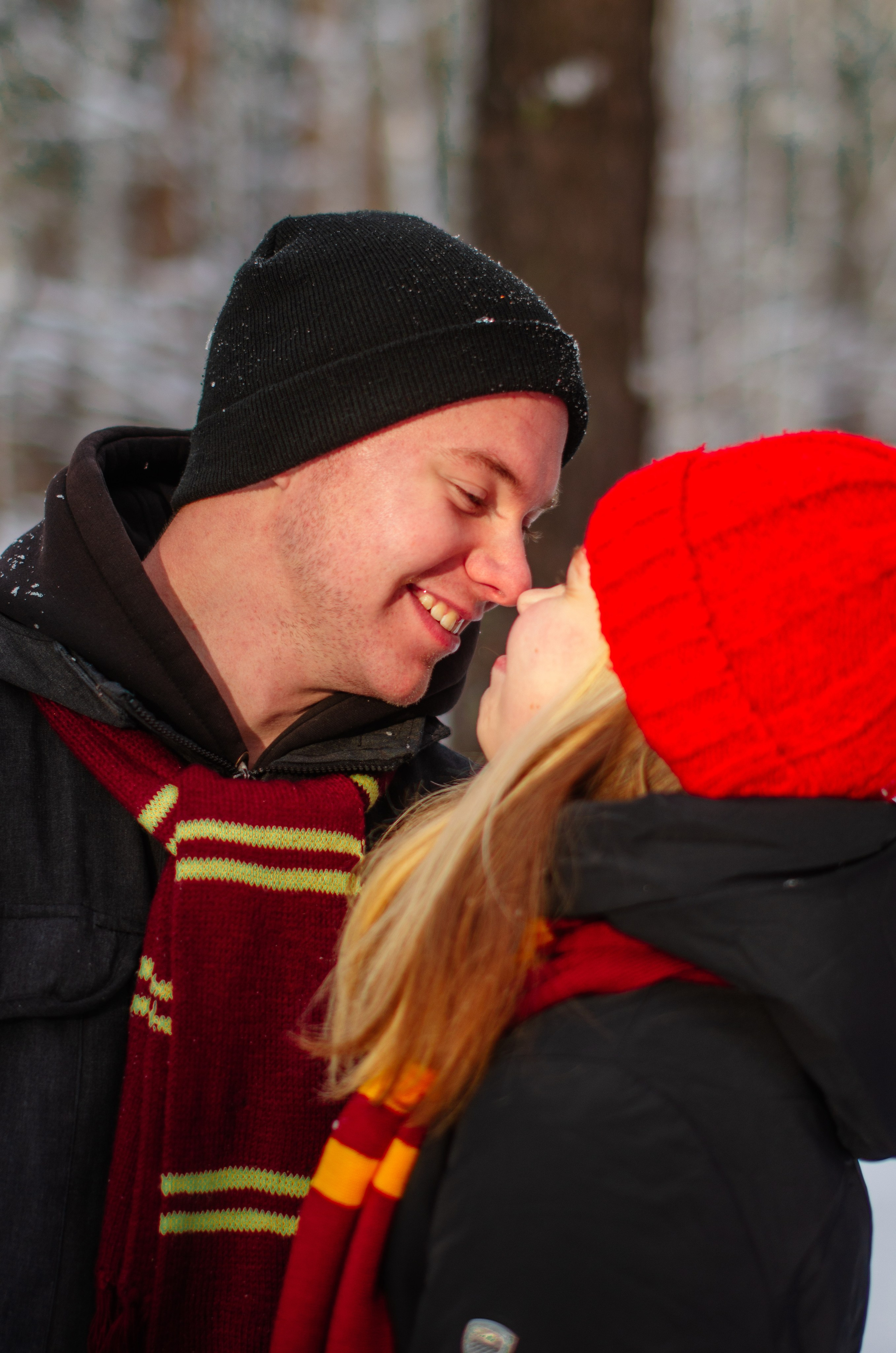 Зимняя история любви в стиле фильма «Гарри Поттер». Денисова Аля — фотограф для парных съемок и индивидуальных историй в Барнауле