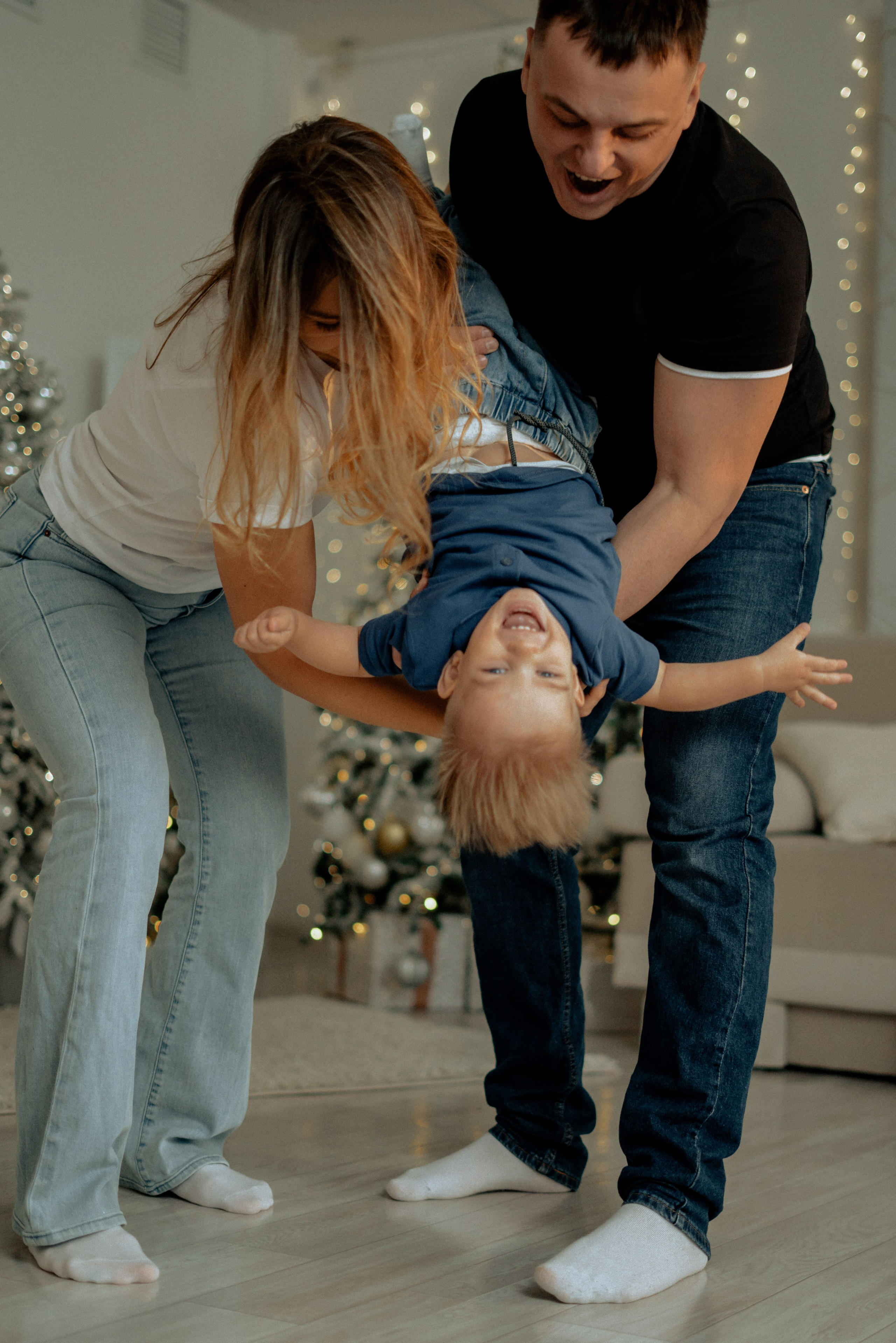 Студийная Новогодняя семейная съемка. Фотограф сахалин