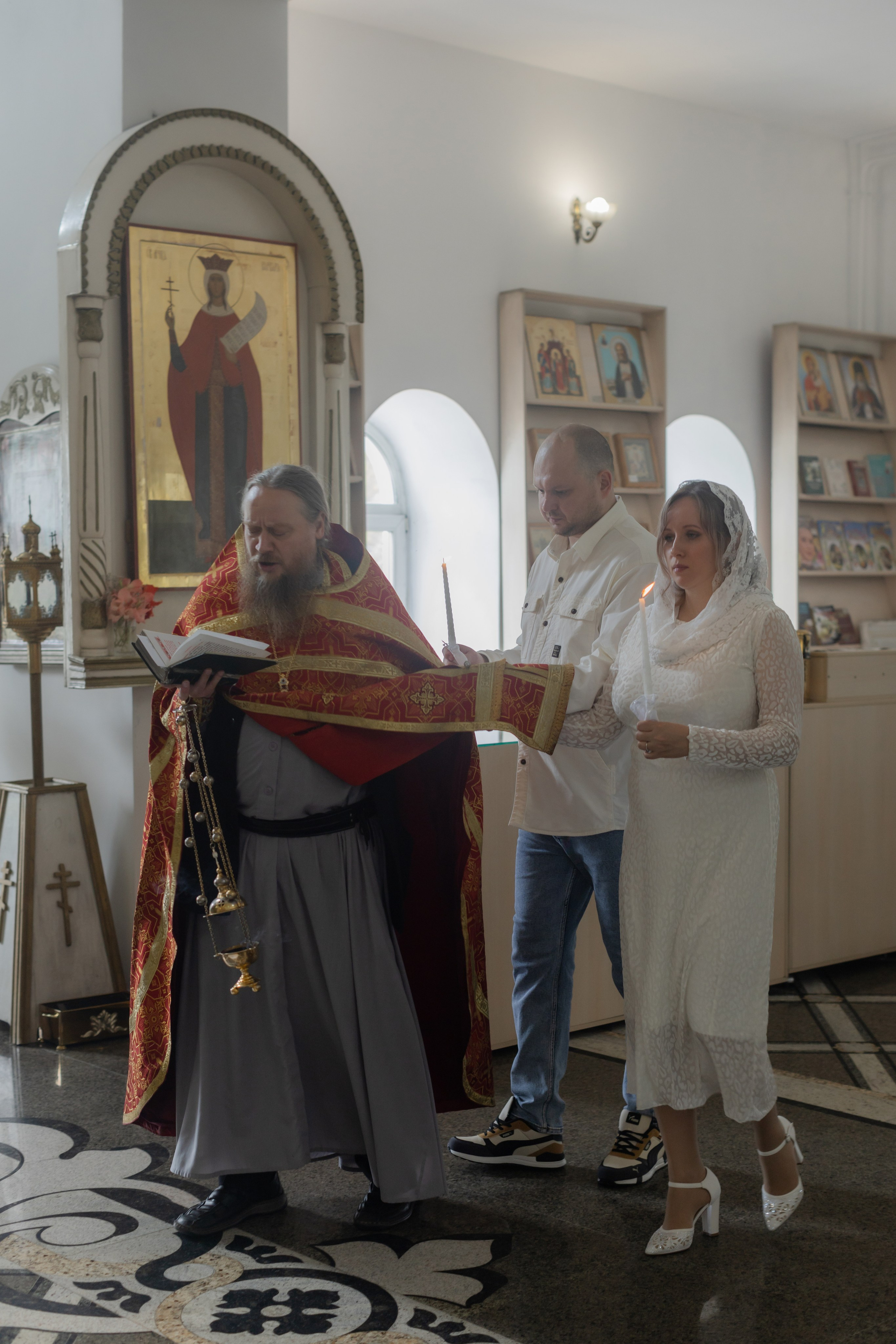 Венчание (Храм святителя Иннокентия). Свадебный и семейный фотограф в Перми Дергачева Кристина