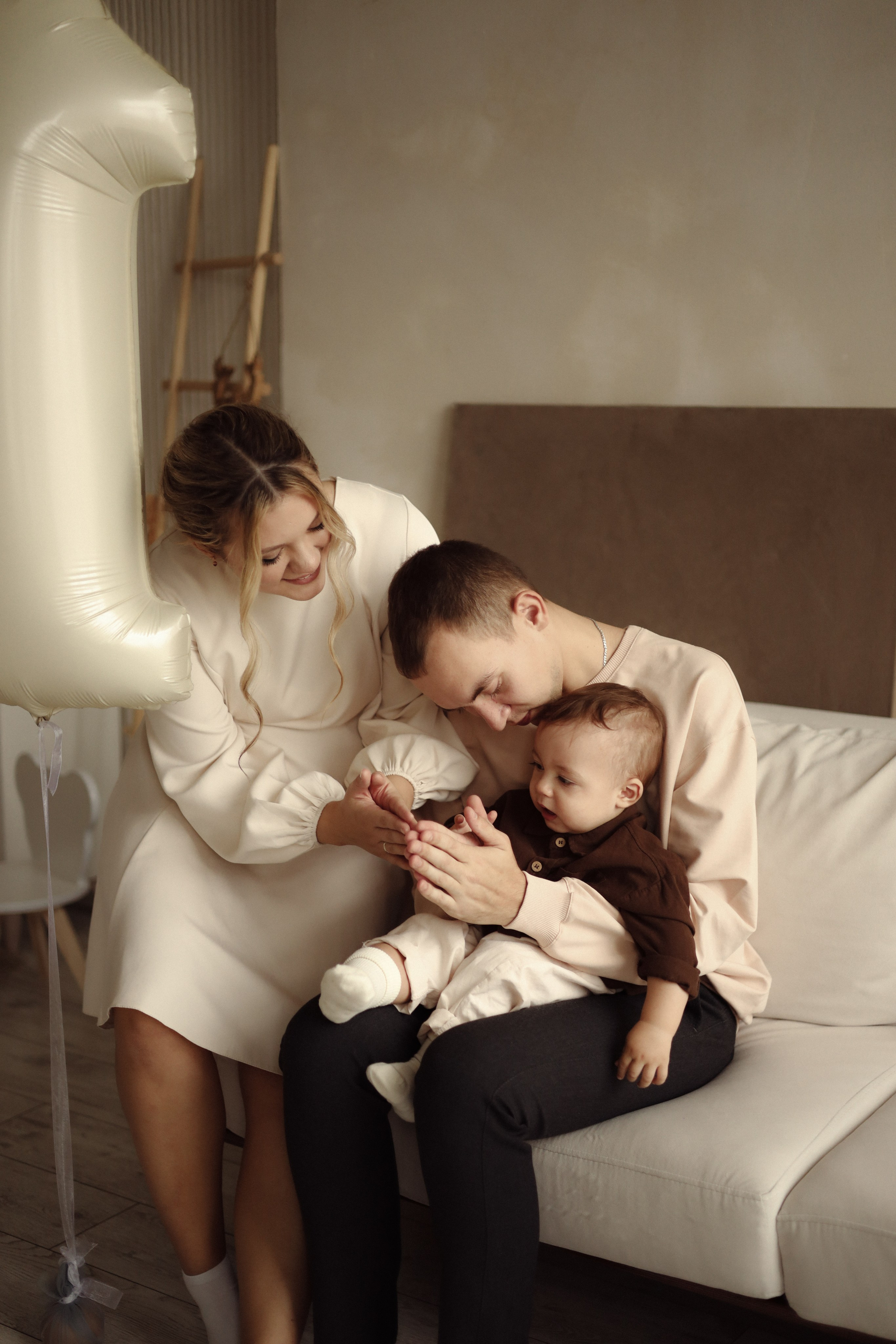 Вадим, Глебушка, Лиза. Фотограф Мария Лаенко