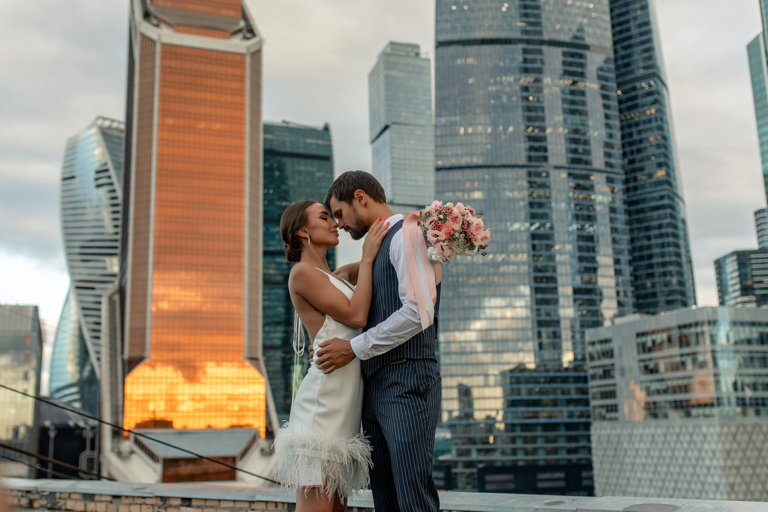 Свадьба. Москва Сити. Семейный и детский фотограф Елена Алёхина