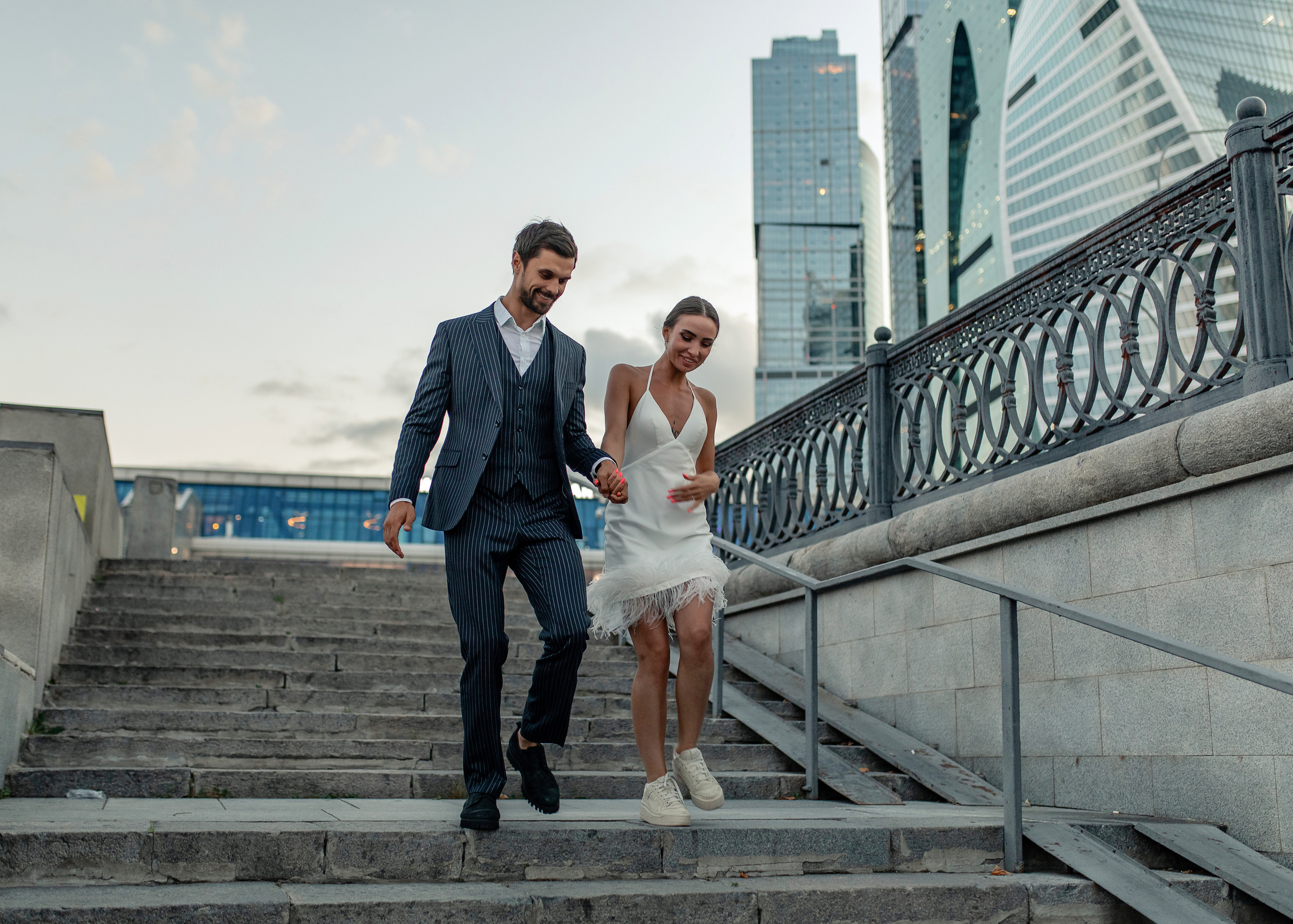 Свадьба. Москва Сити. Семейный и детский фотограф Елена Алёхина