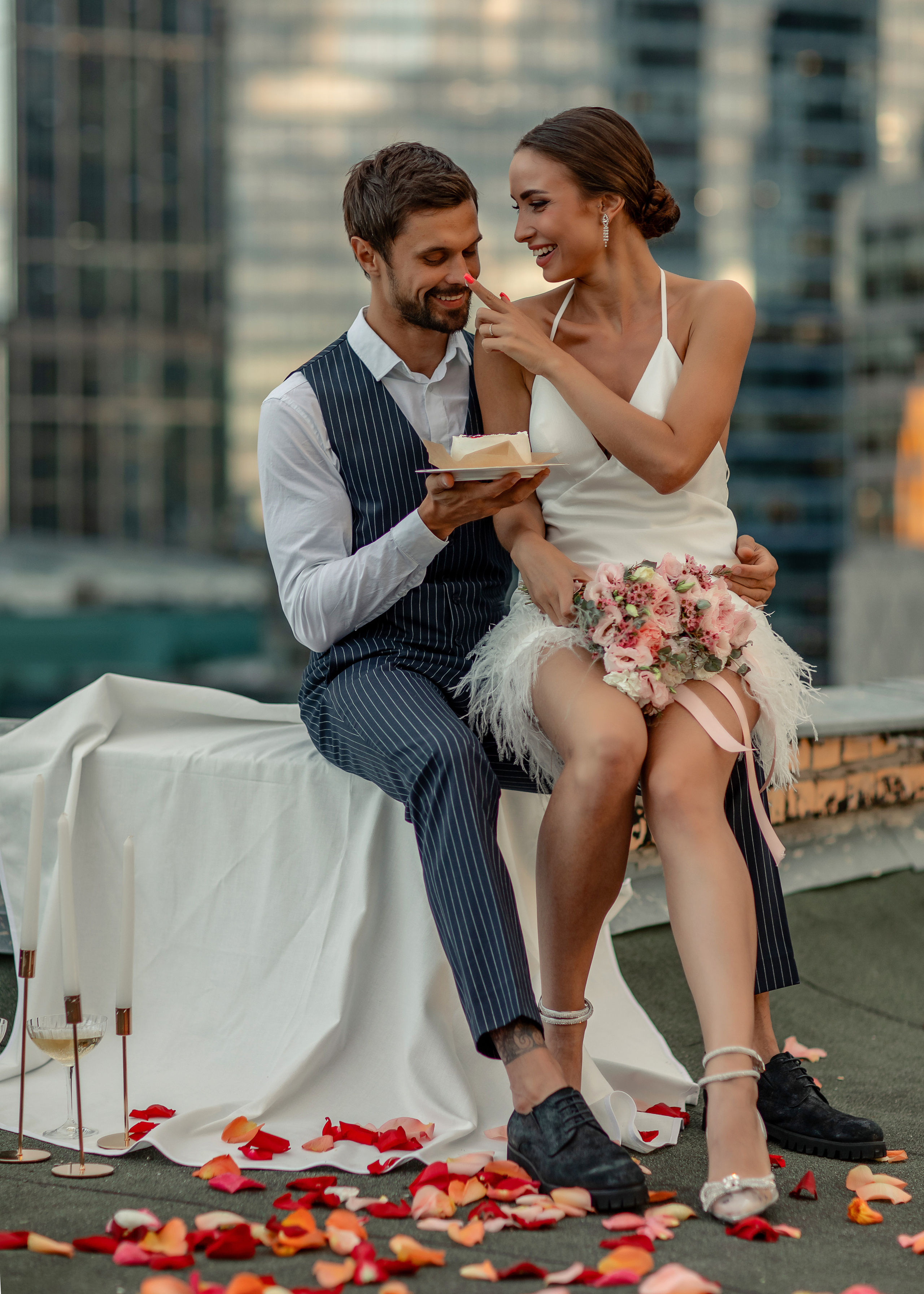 Свадьба. Москва Сити. Семейный и детский фотограф Елена Алёхина