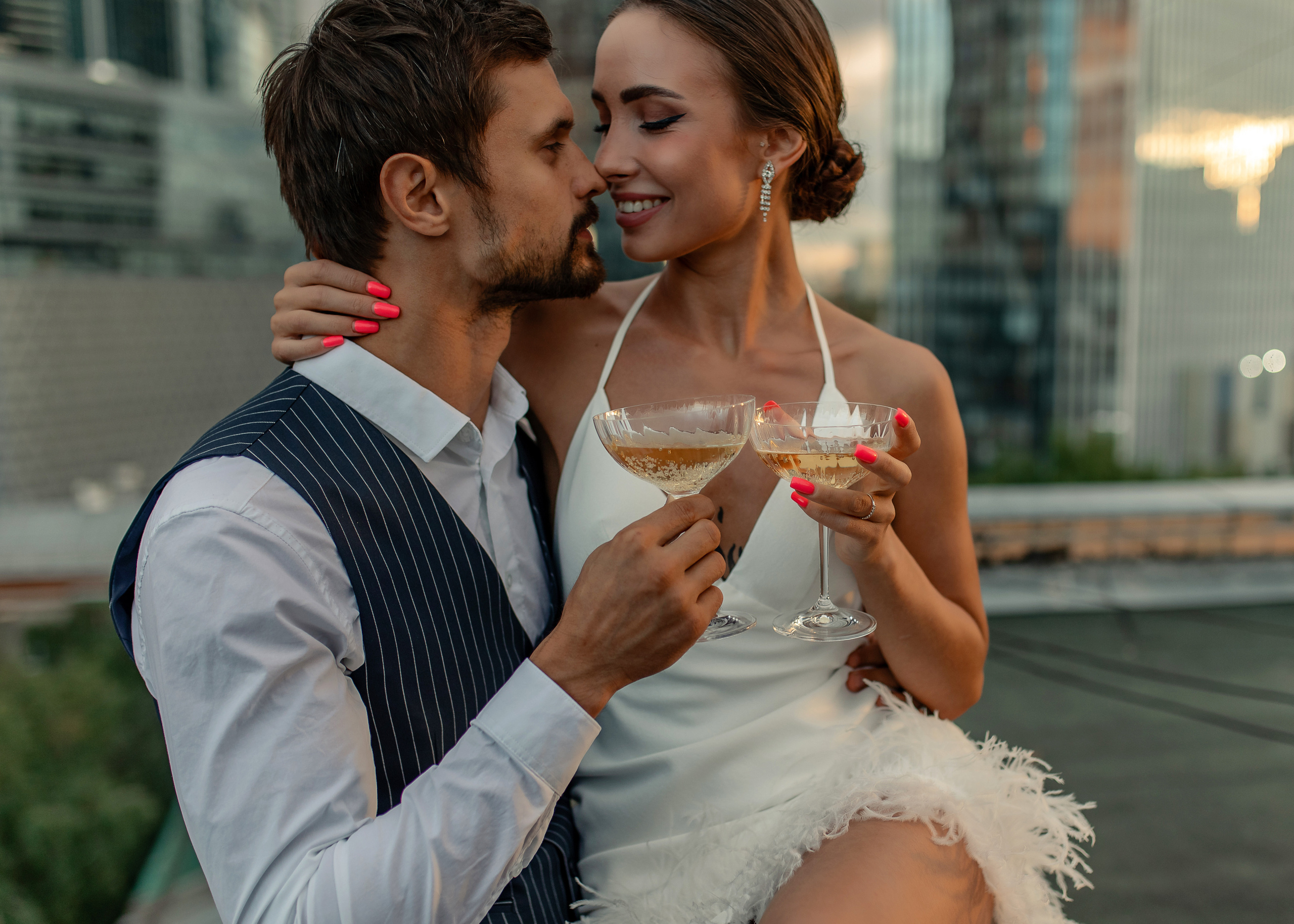 Свадьба. Москва Сити. Семейный и детский фотограф Елена Алёхина