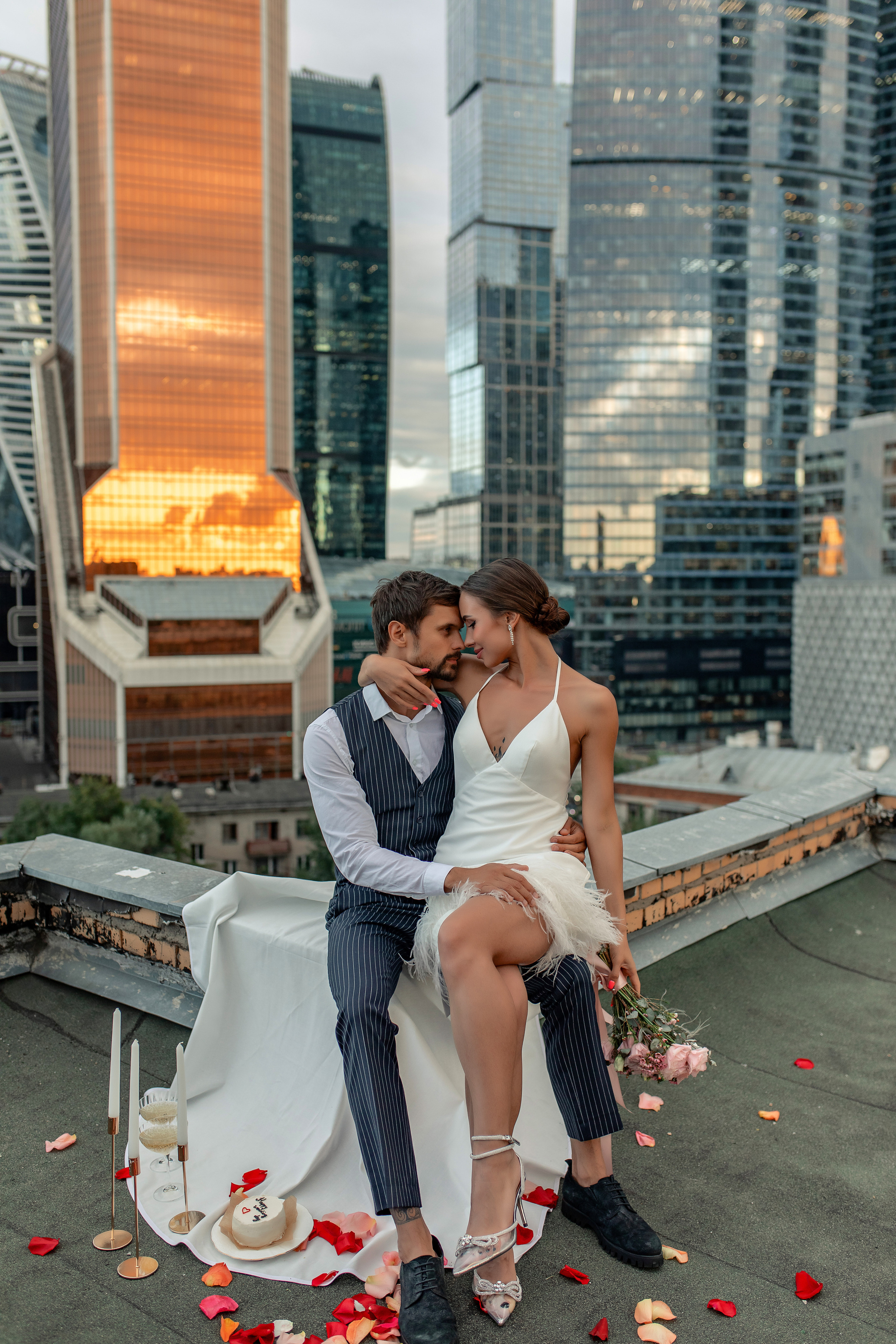 Свадьба. Москва Сити. Семейный и детский фотограф Елена Алёхина