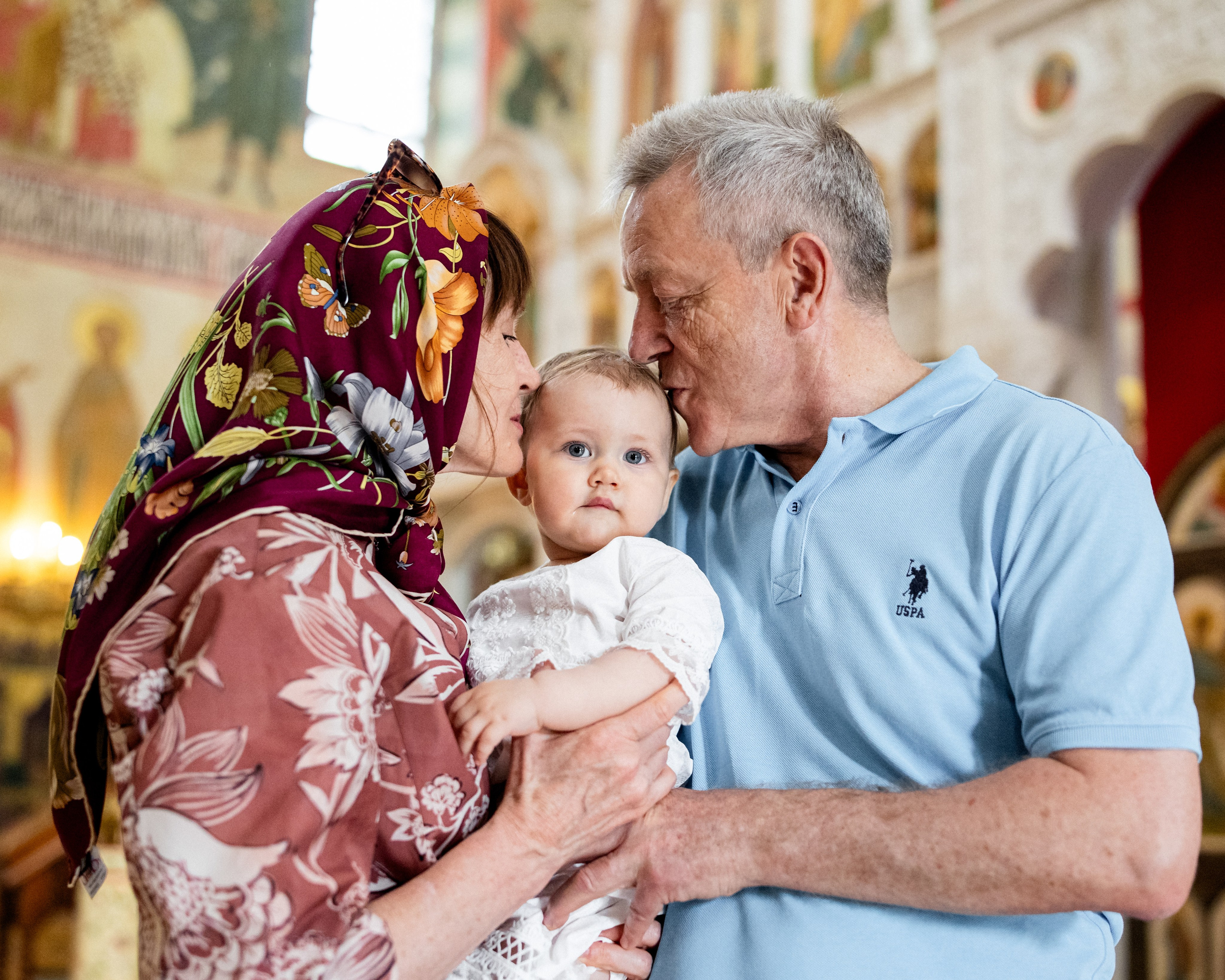 Крещение Евангелины. Уникальный фотограф на крещение и венчание. Москва