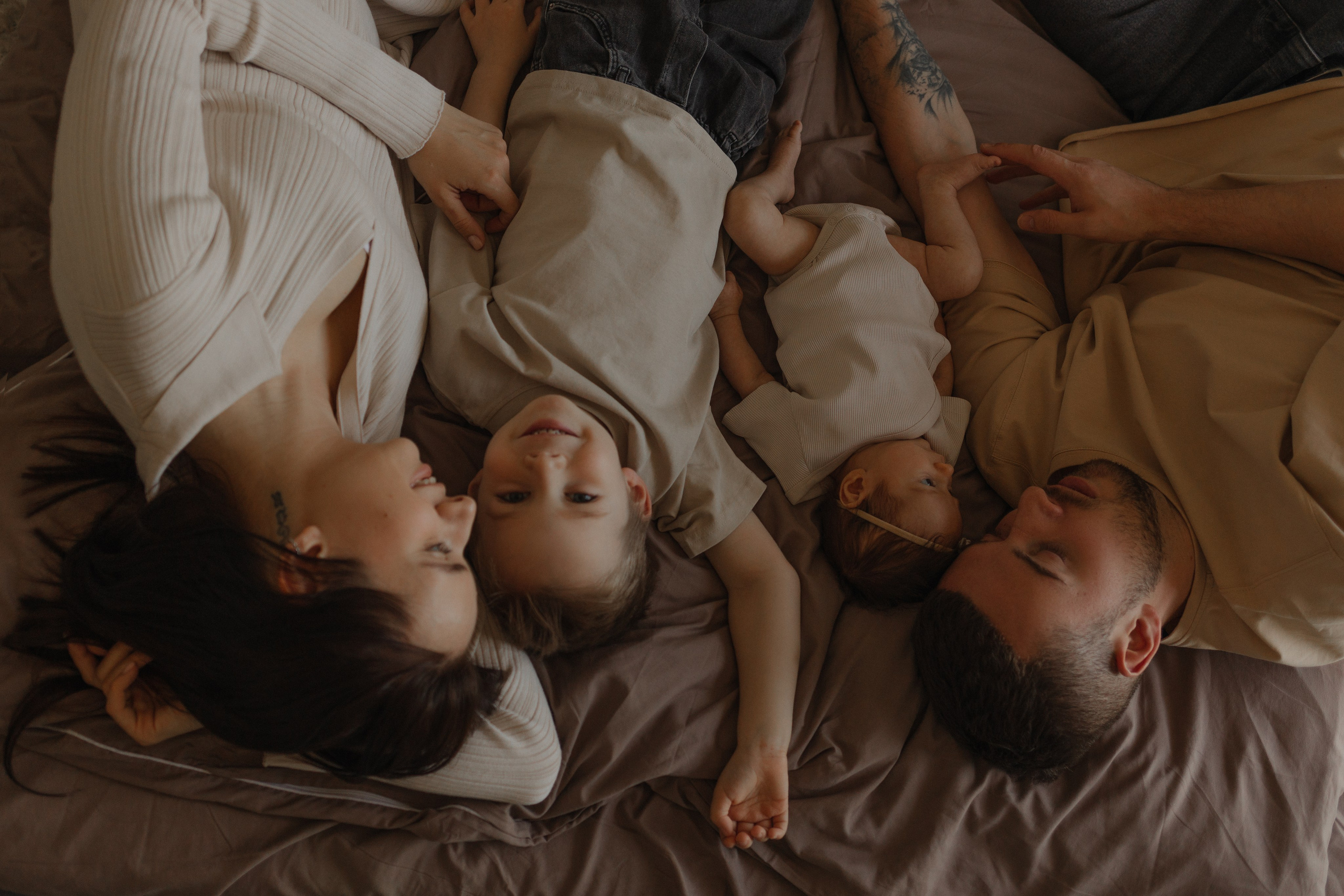 Миша, Полина, Демид и Лиза. Семейный фотограф в Москве Валерия Мясникова