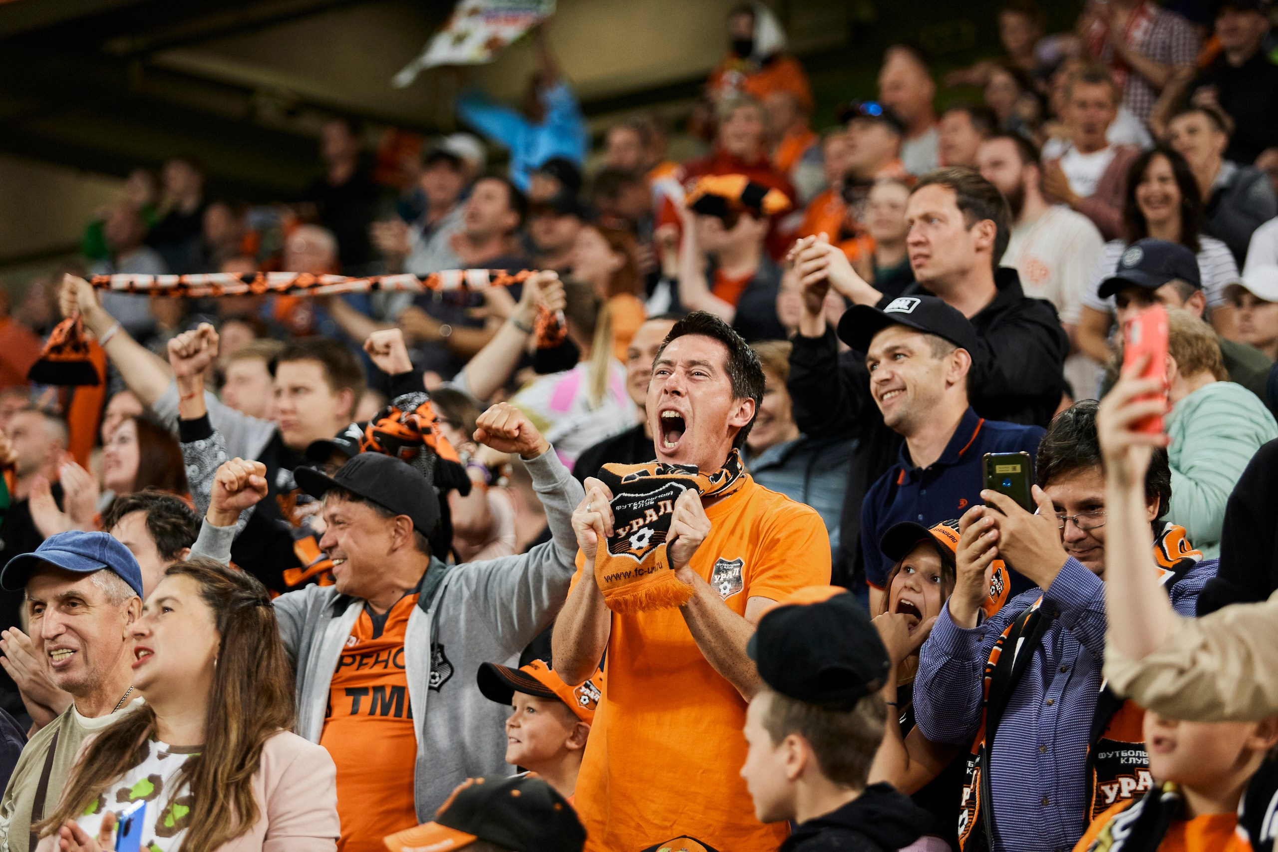 Мир РПЛ Сезон 23-24 «Урал — Спартак». Валитов Тимур | Репортажный фотограф