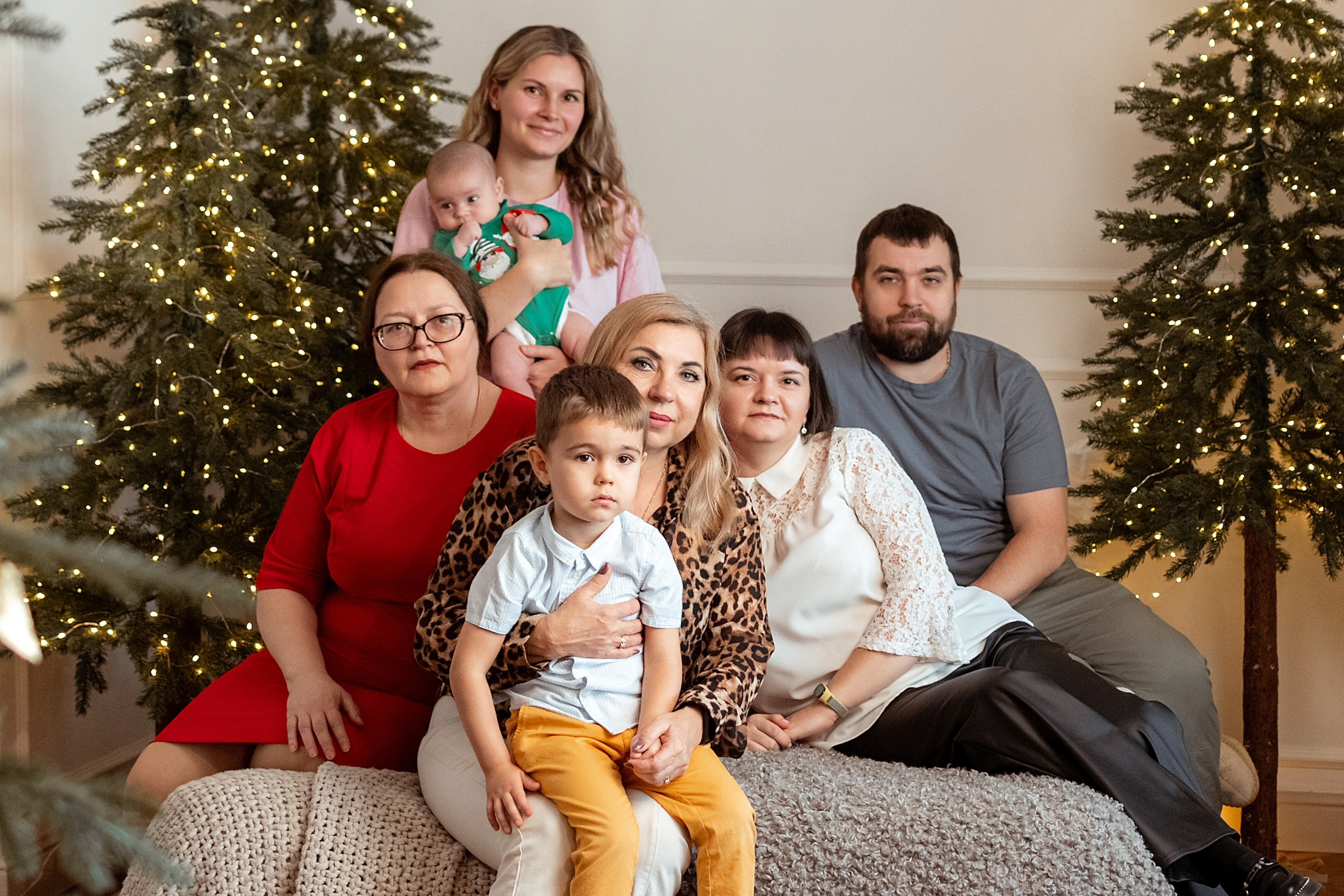 Новогодняя фотосессия для семьи Александры. Фотограф в Самаре | Катерина Гущина