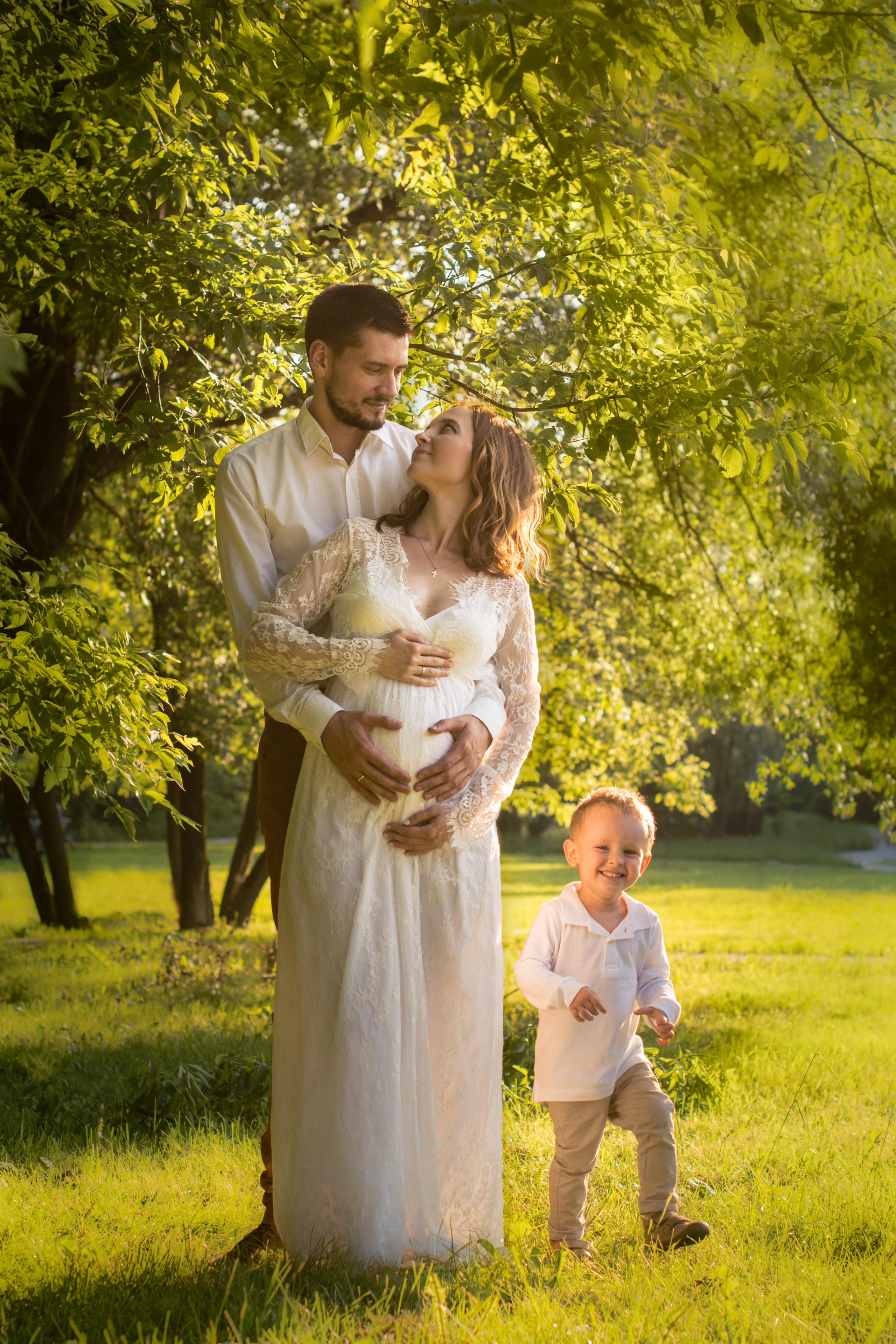 Беременность. Семейная съёмка в парке. Фотосессия беременности — Крылова Натали — Москва