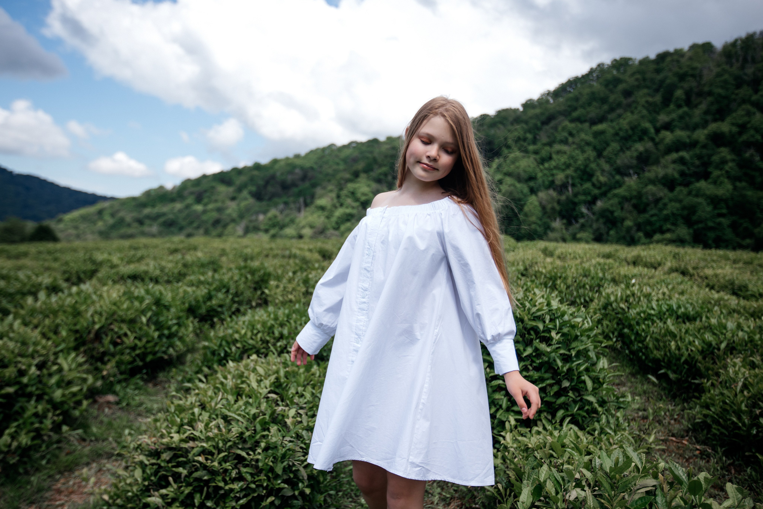 Tea plantation. Efimova Model Agency