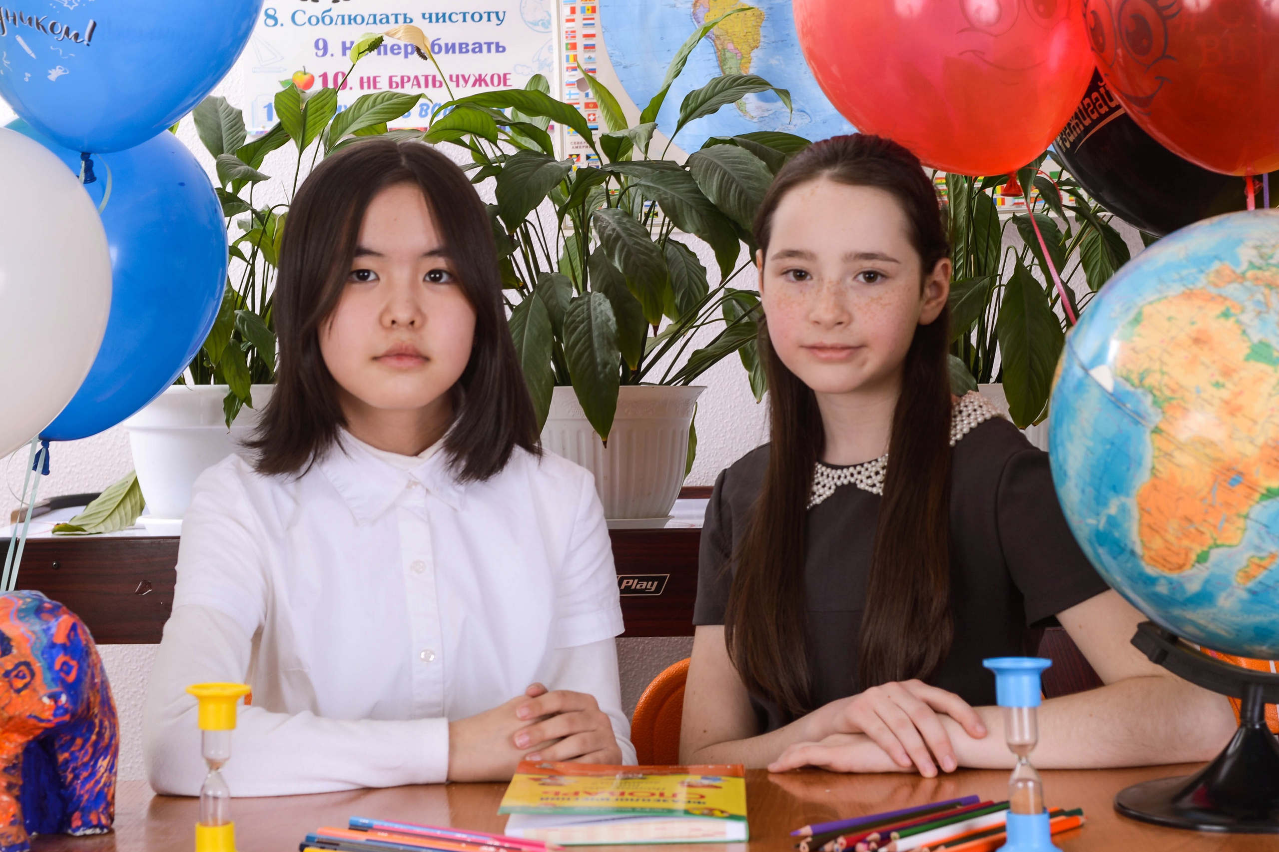 Фотографии в классе. Детская выездная фотостудия