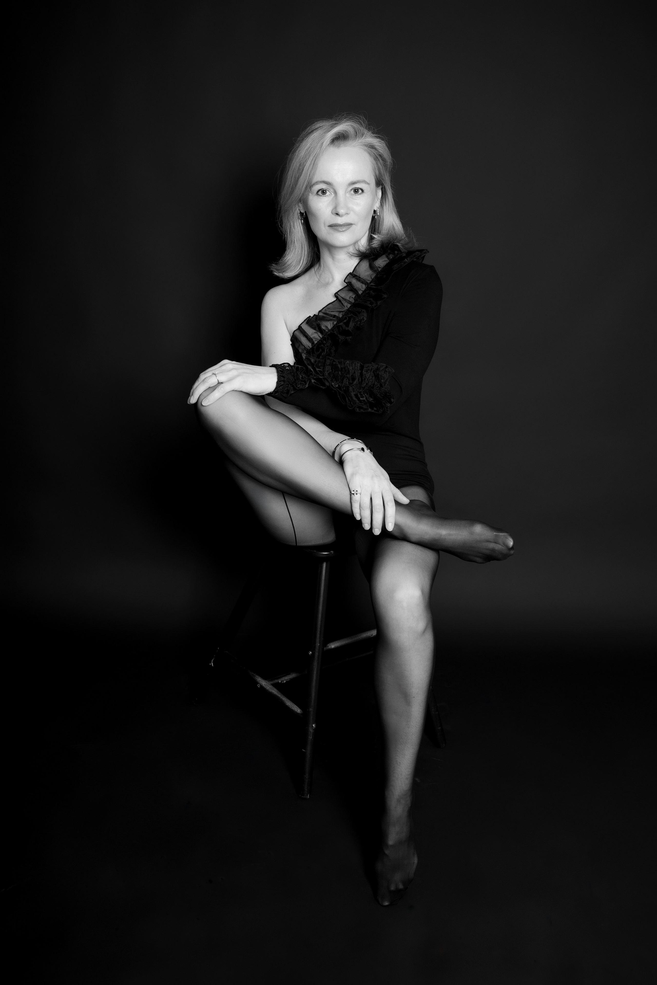 Черно-белая фотосессия