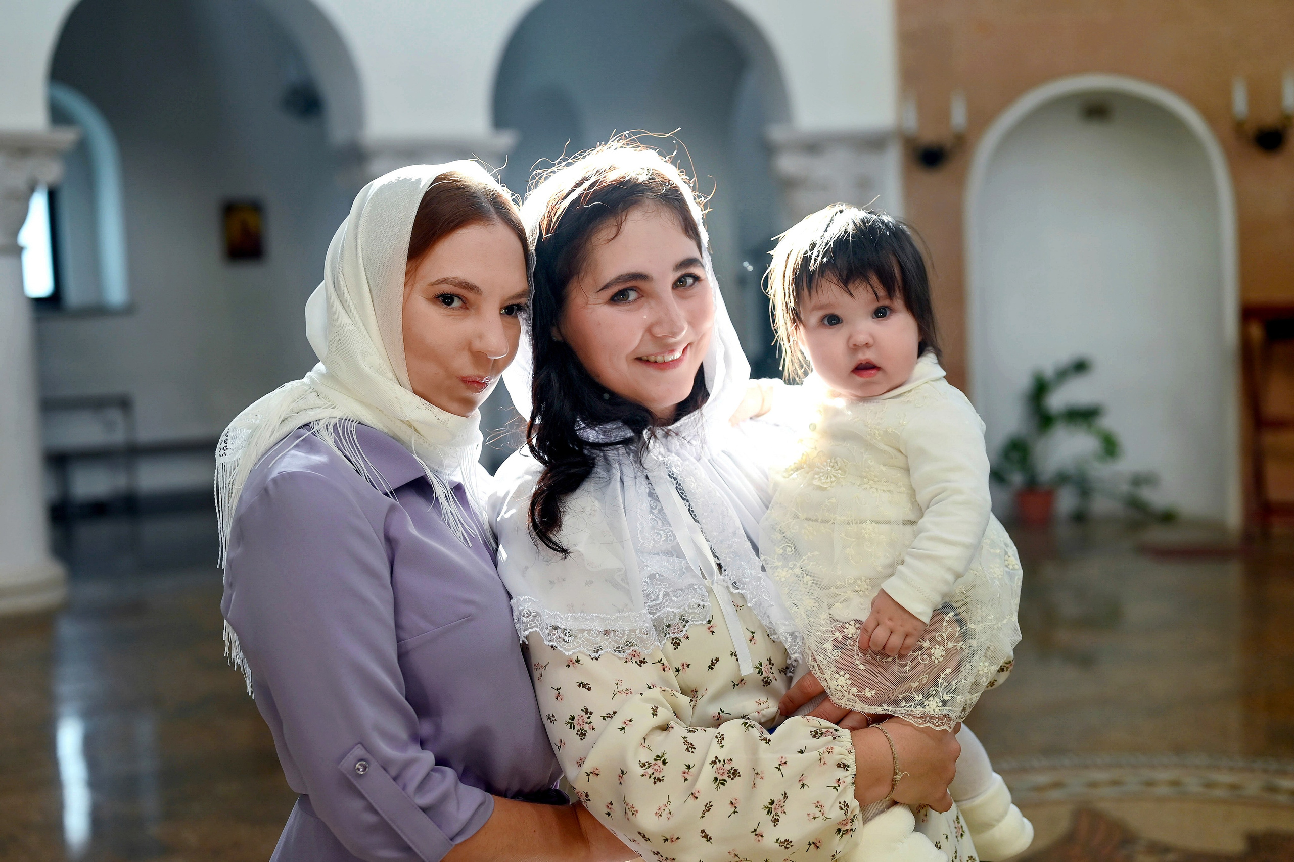 Крещение Вероники. Семейный и детский фотограф Москва