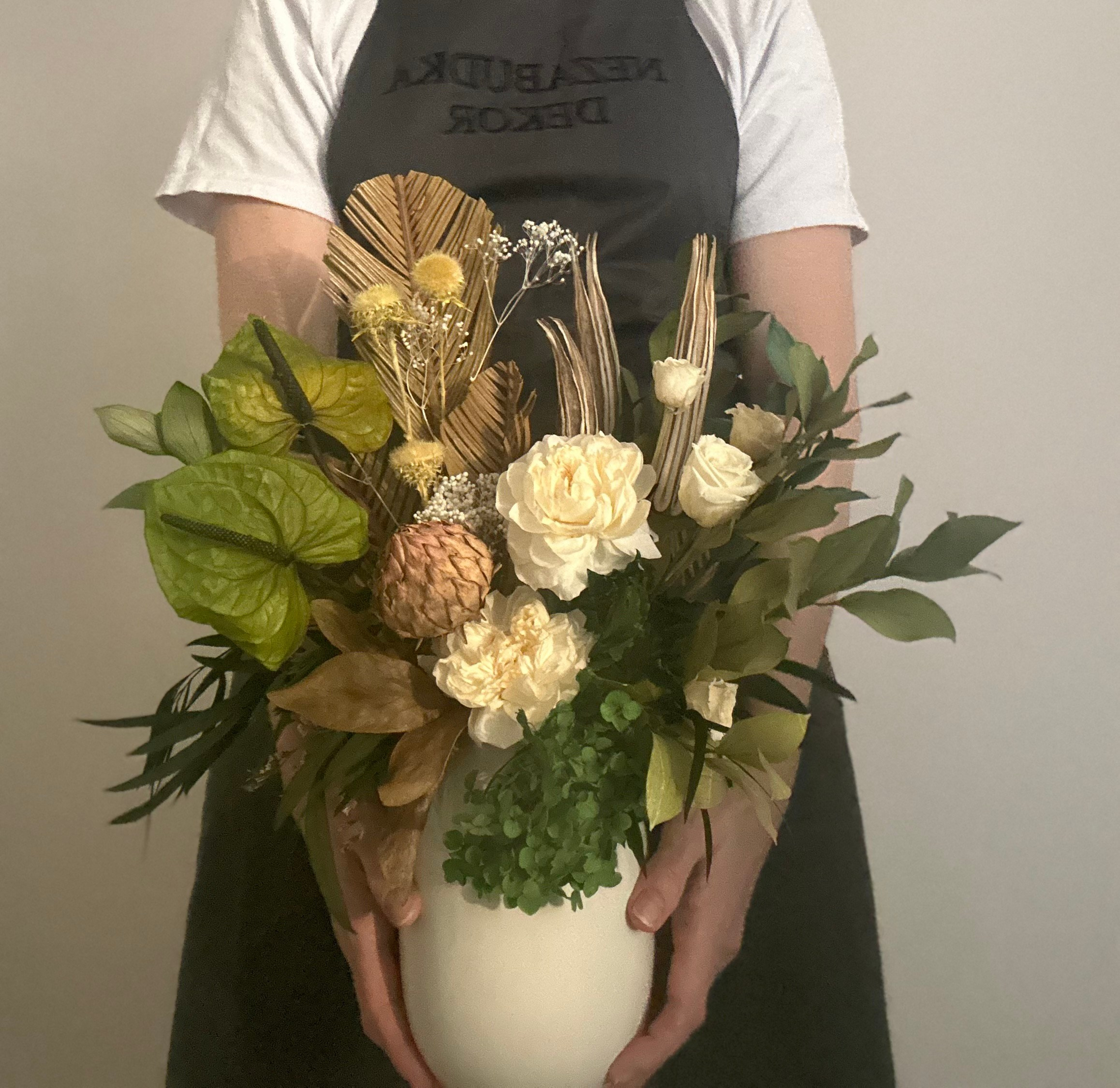 В наличии. Стабилизированные цветы Букеты Москва