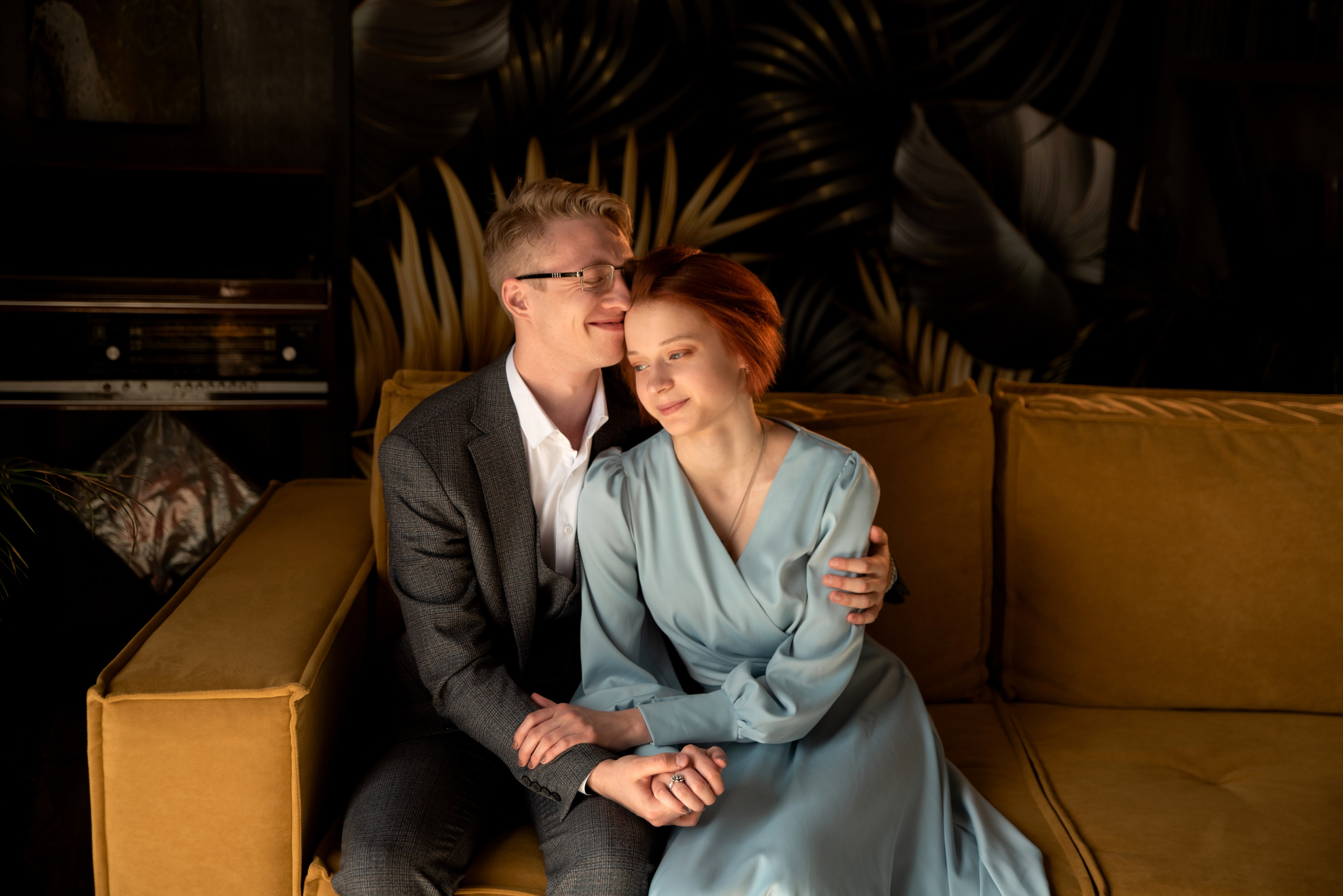 Дмитрий и Марина. LOVESTORY в студии. Семейный и детский фотограф в Туле Светлана Воронкова