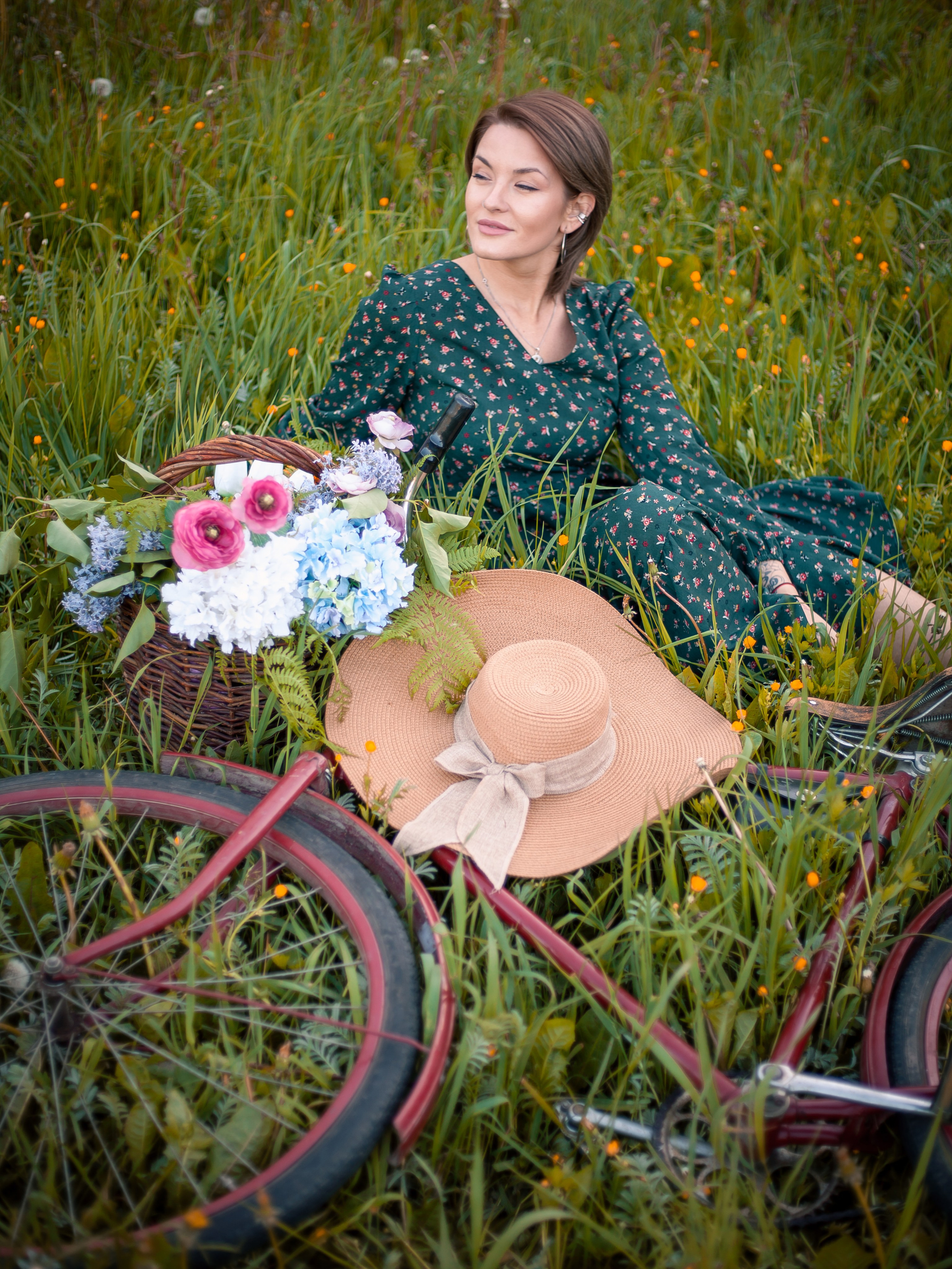 С велосипедом. Фотограф Мария Кольцова