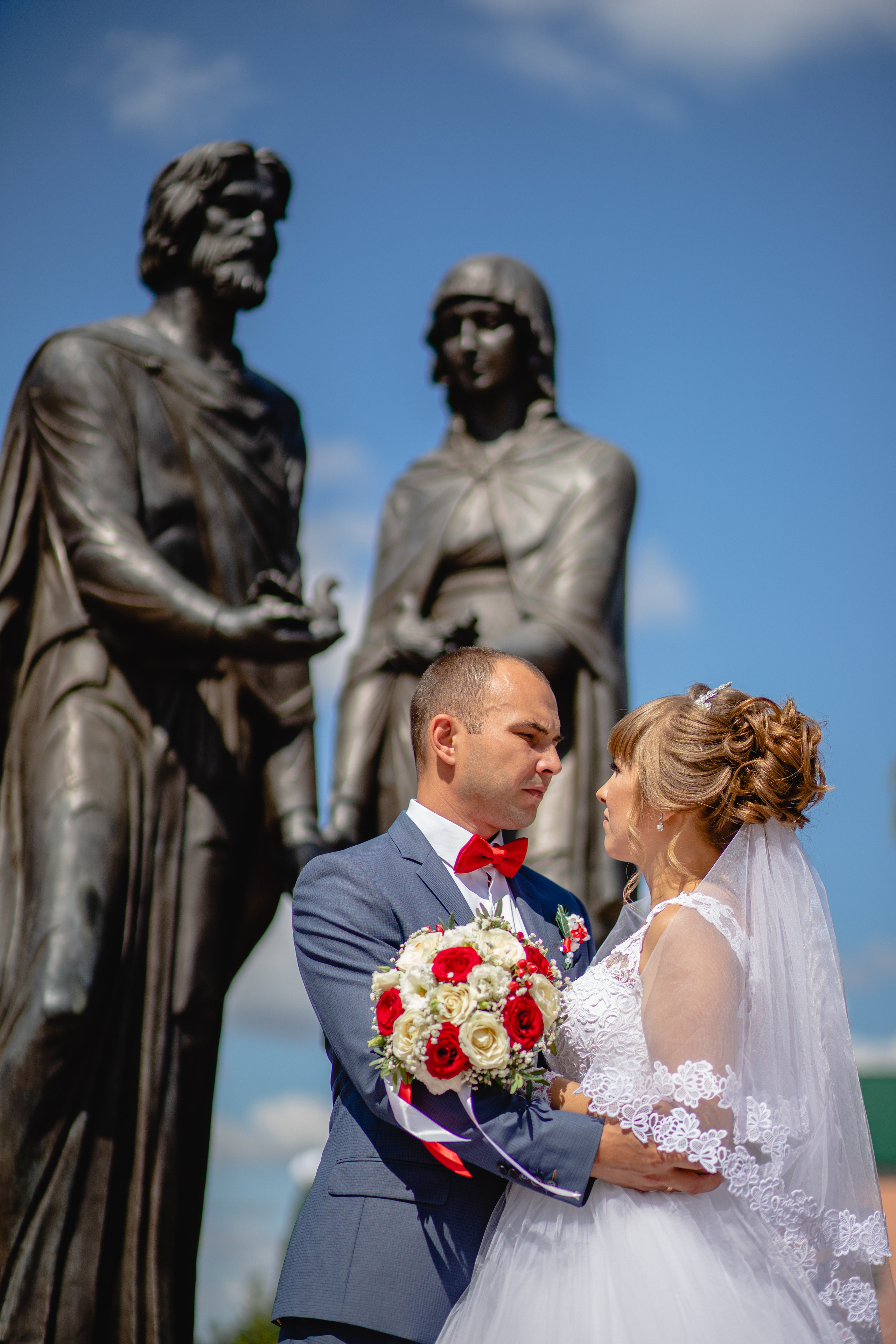Свадьба Олега и Анастасии. Морские свадебные снимки в Курчатове. Семейный и свадебный фотограф в Курске Юлия Годунова