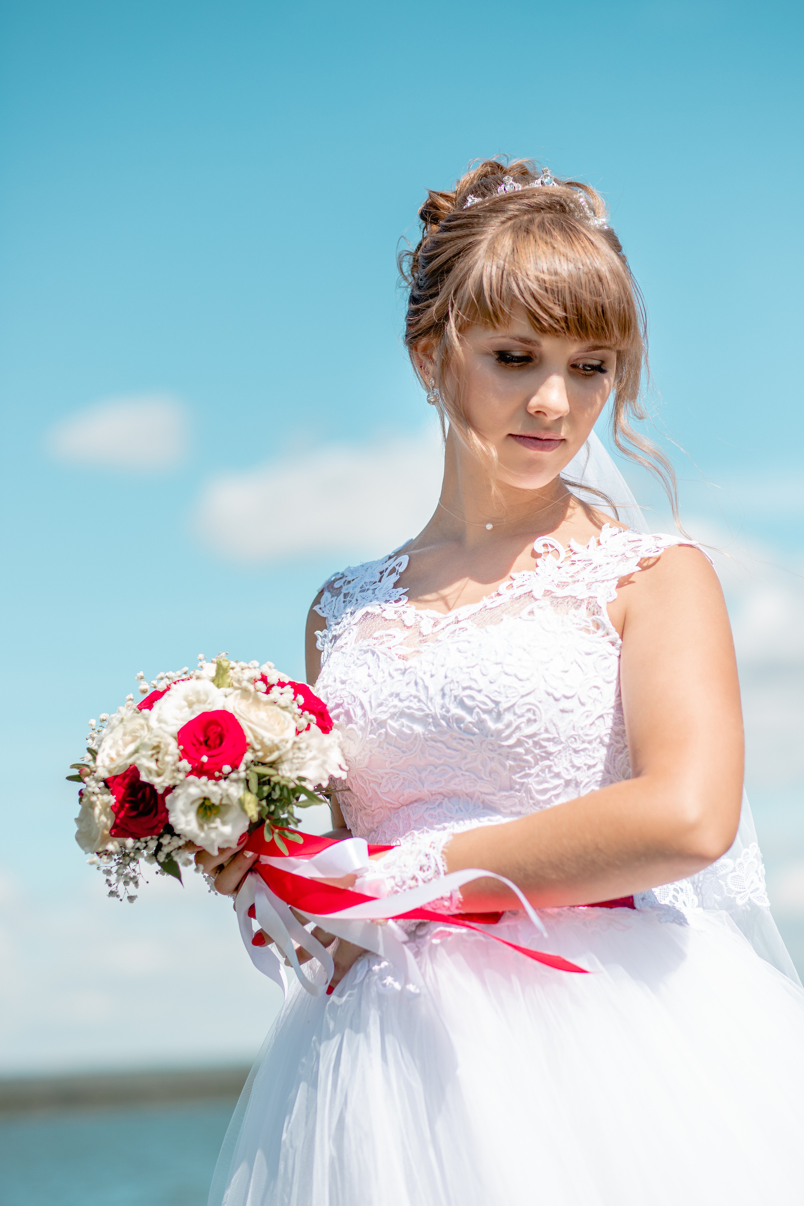 Свадьба Олега и Анастасии. Морские свадебные снимки в Курчатове. Семейный и свадебный фотограф в Курске Юлия Годунова