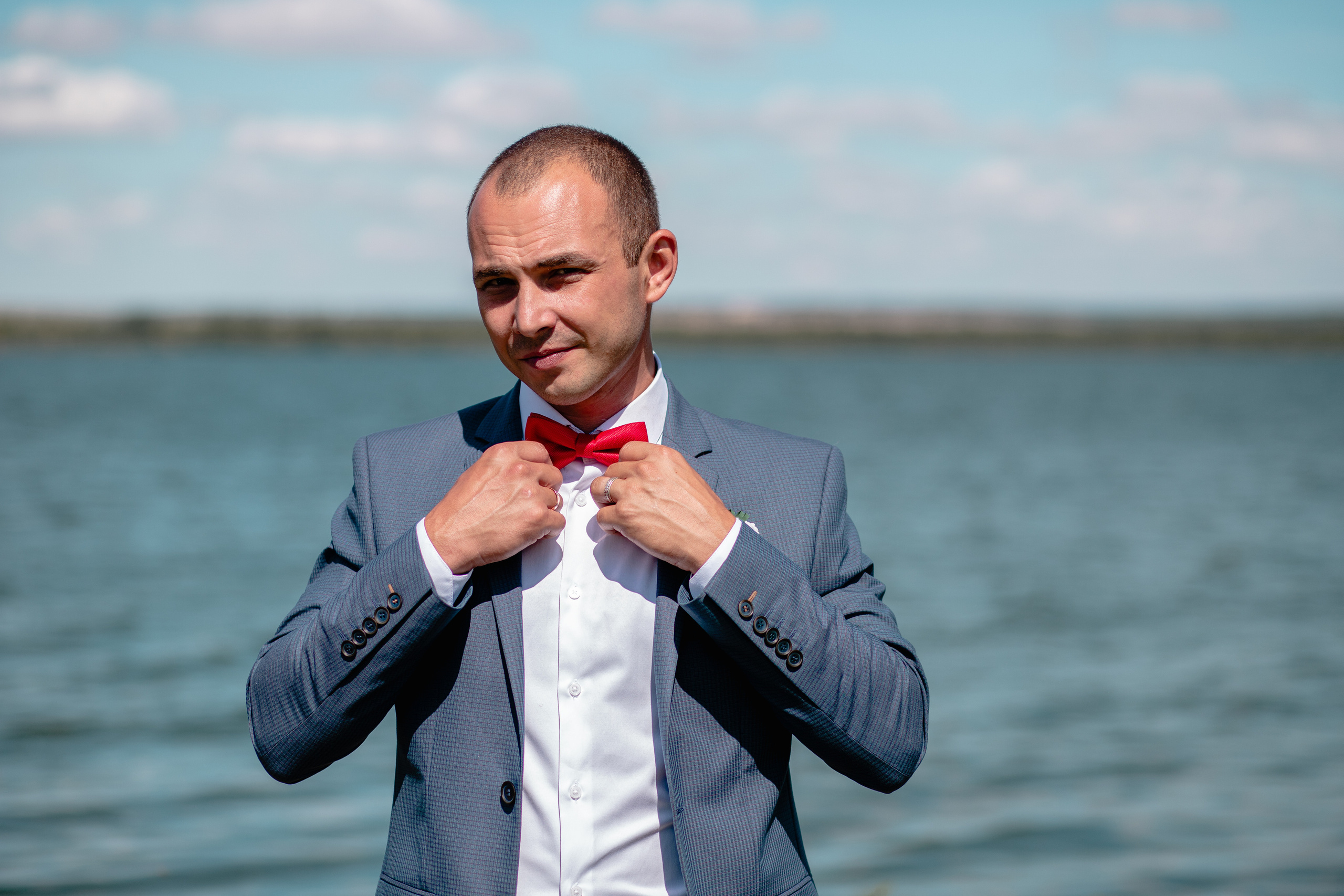 Свадьба Олега и Анастасии. Морские свадебные снимки в Курчатове. Семейный и свадебный фотограф в Курске Юлия Годунова