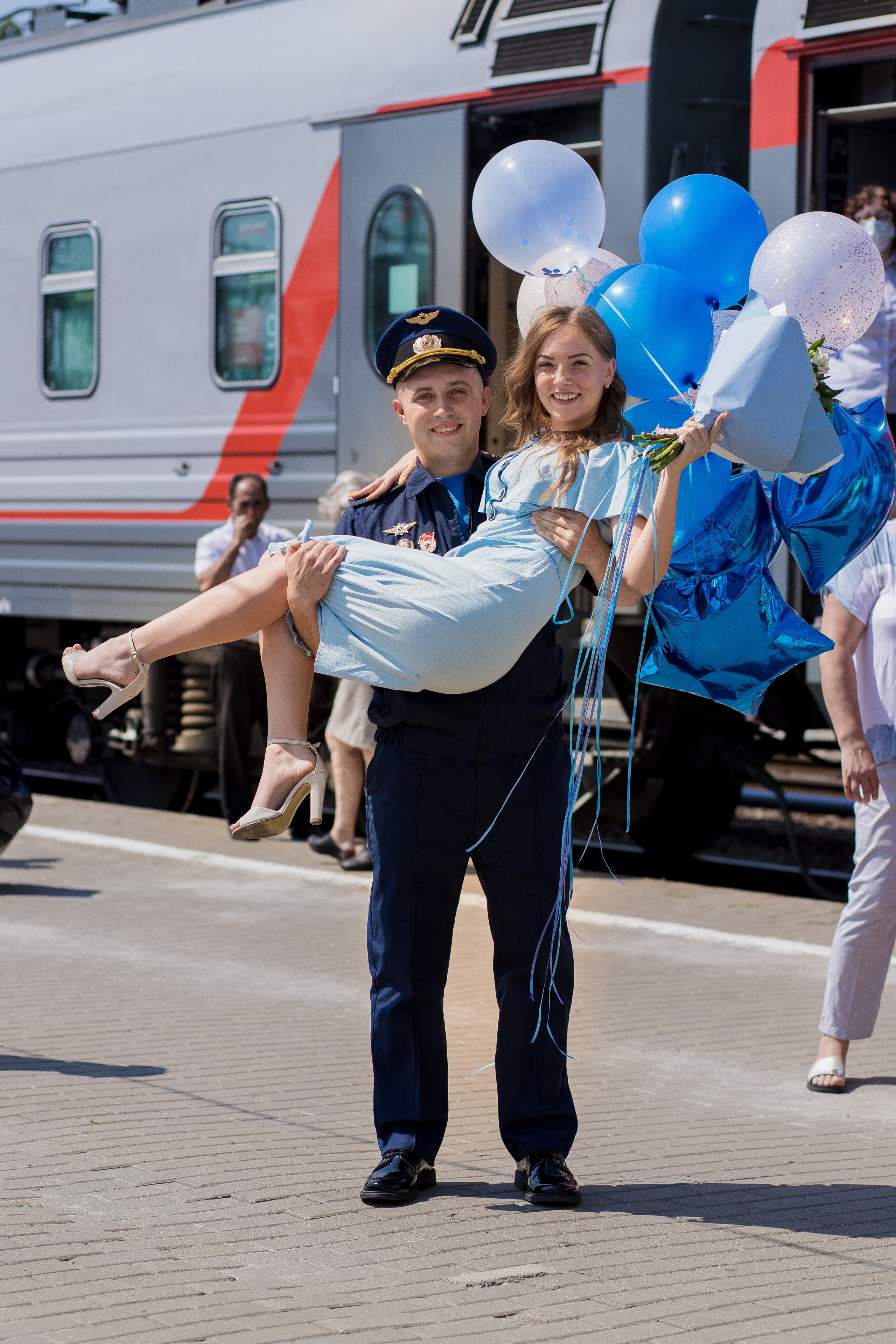 Встреча любимого из армии. Семейный и свадебный фотограф в Курске Юлия Годунова
