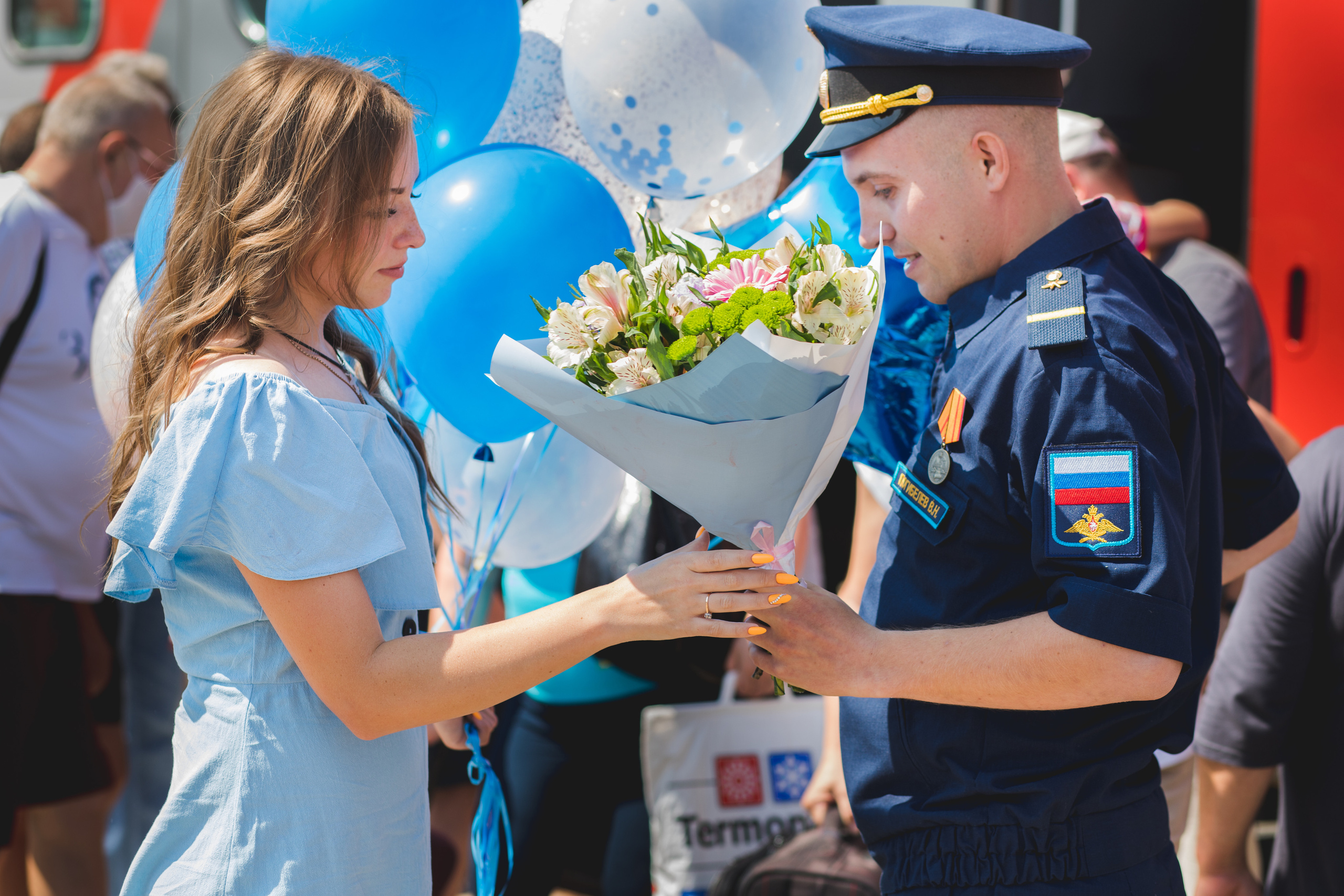Встреча любимого из армии. Семейный и свадебный фотограф в Курске Юлия Годунова