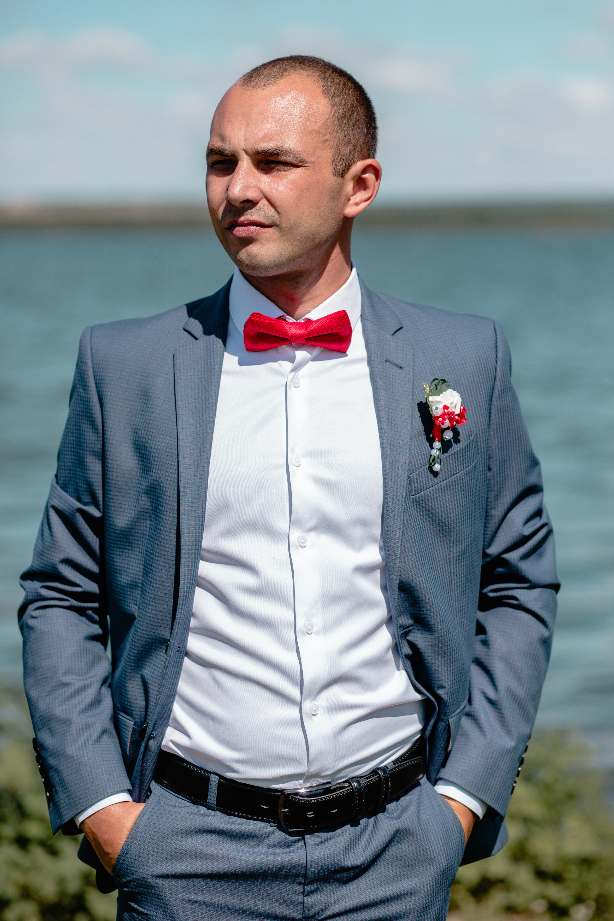 Свадьба Олега и Анастасии. Морские свадебные снимки в Курчатове. Семейный и свадебный фотограф в Курске Юлия Годунова