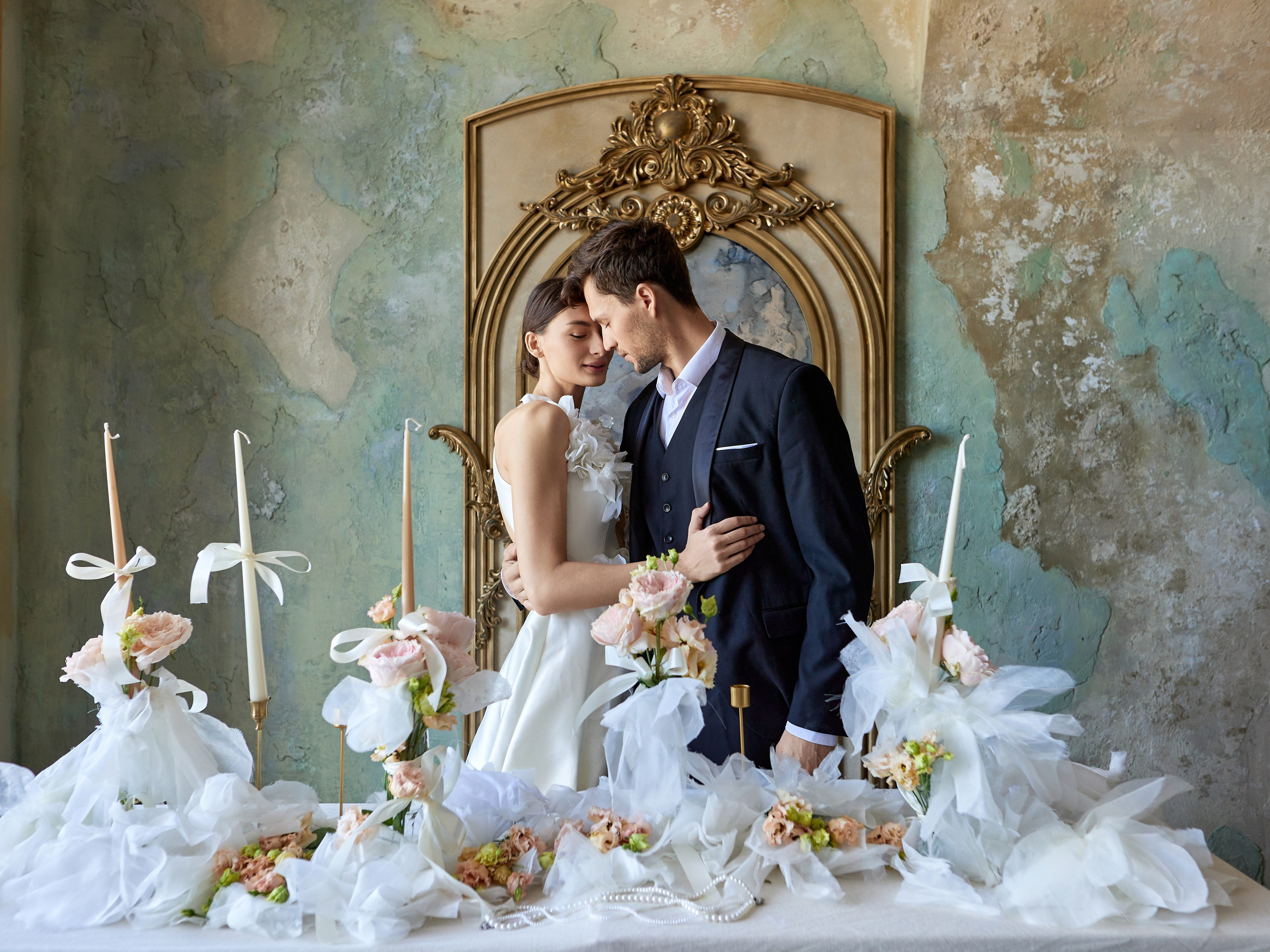 Свадебная фотосессия в студии