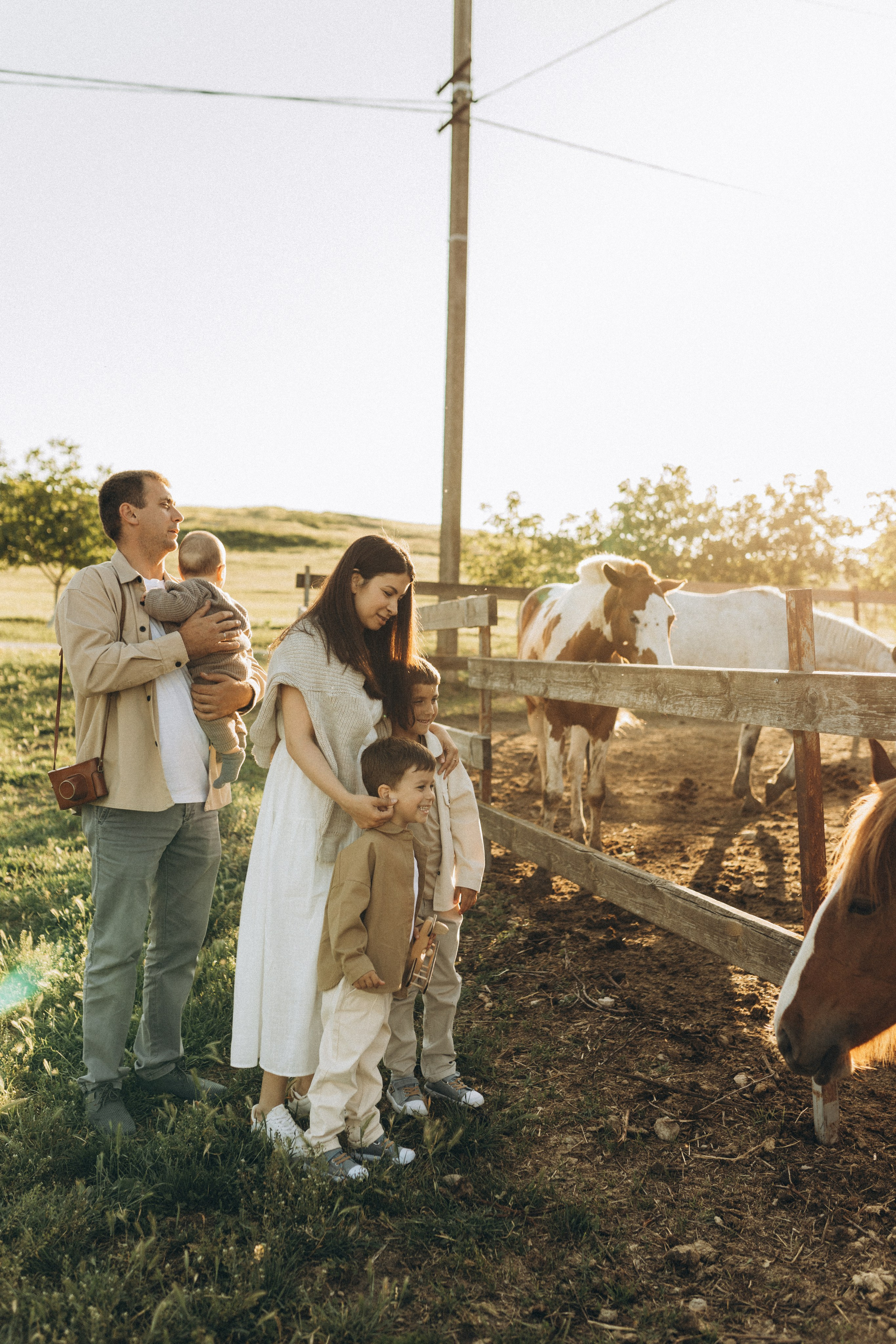 Закат на ферме. Семейный фотограф в Новороссийске и Анапе Александра Яковлева