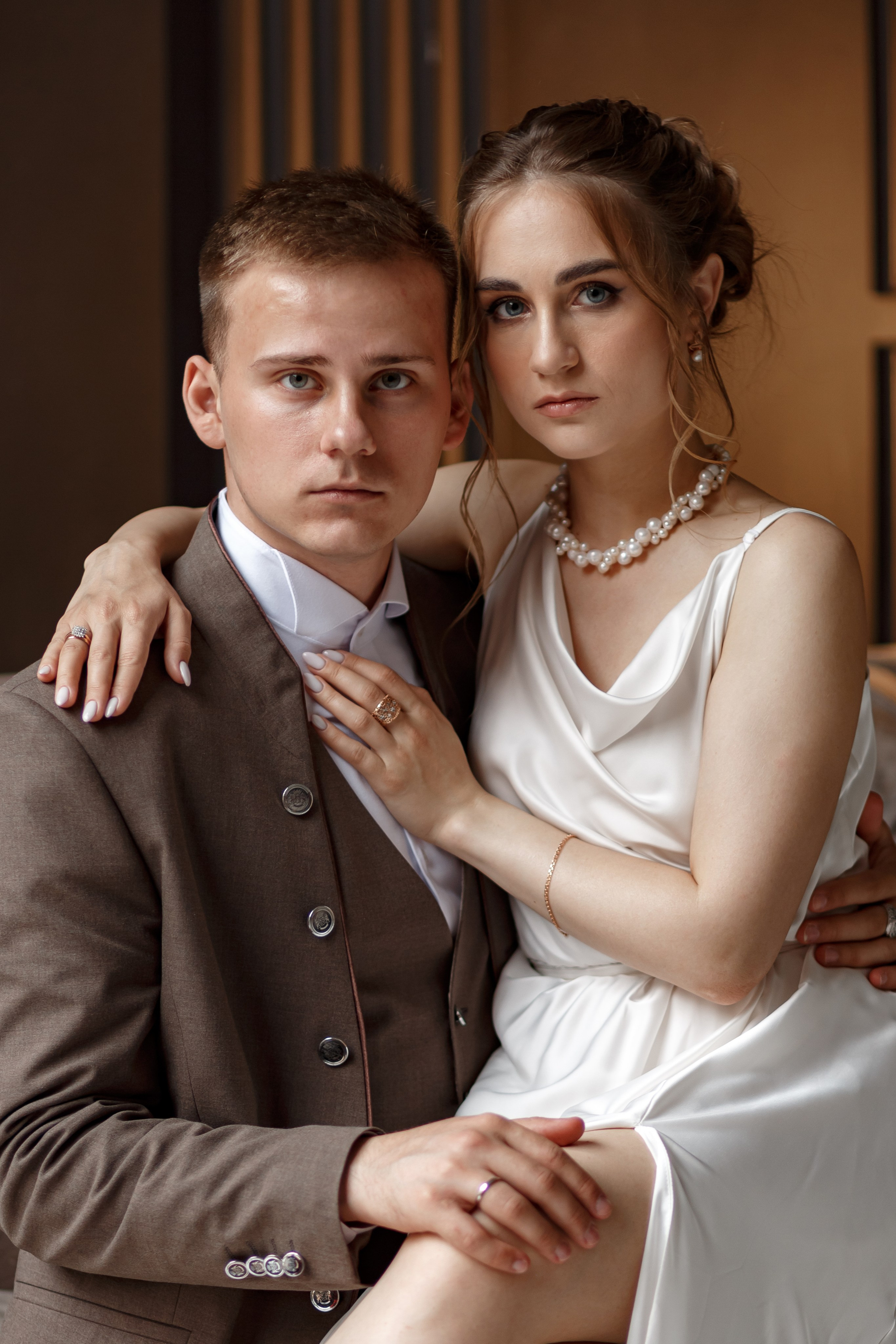 Свадебная фотосессия в городе и в фотостудии. Свадебный фотограф Москва и МО Сергей Киржаев