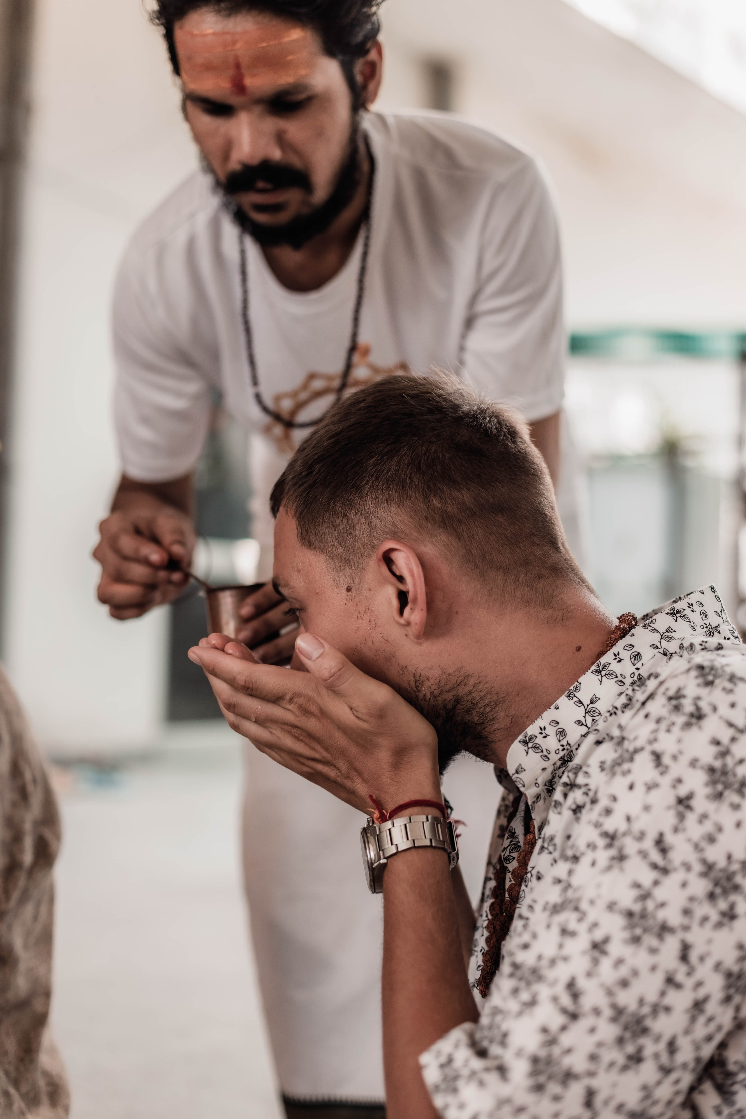 Pitri Paksha yagyas & poojas Devraha Baba ji ashram. Mariam Bagdasaryan
