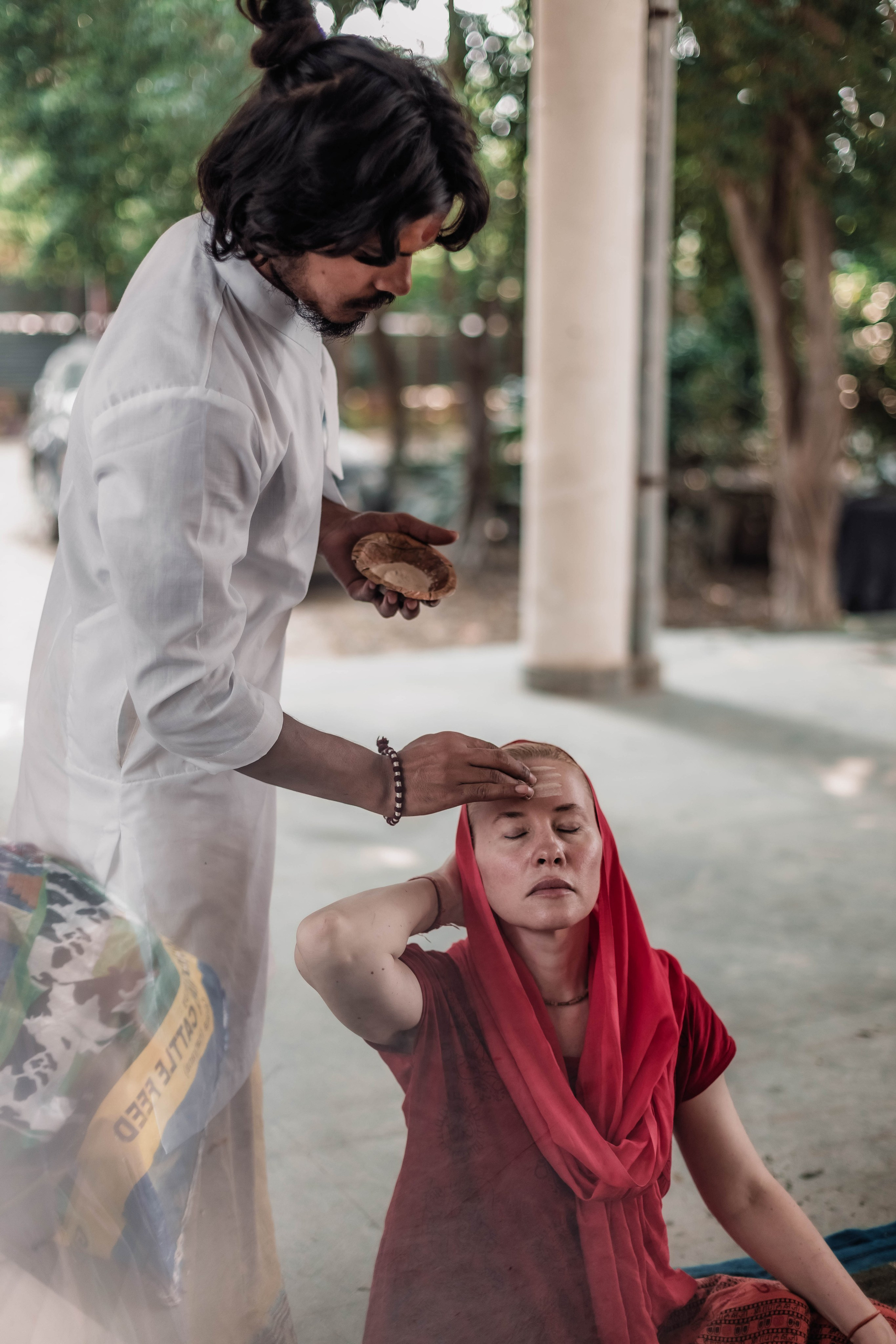 Pitri Paksha yagyas & poojas Devraha Baba ji ashram. Mariam Bagdasaryan