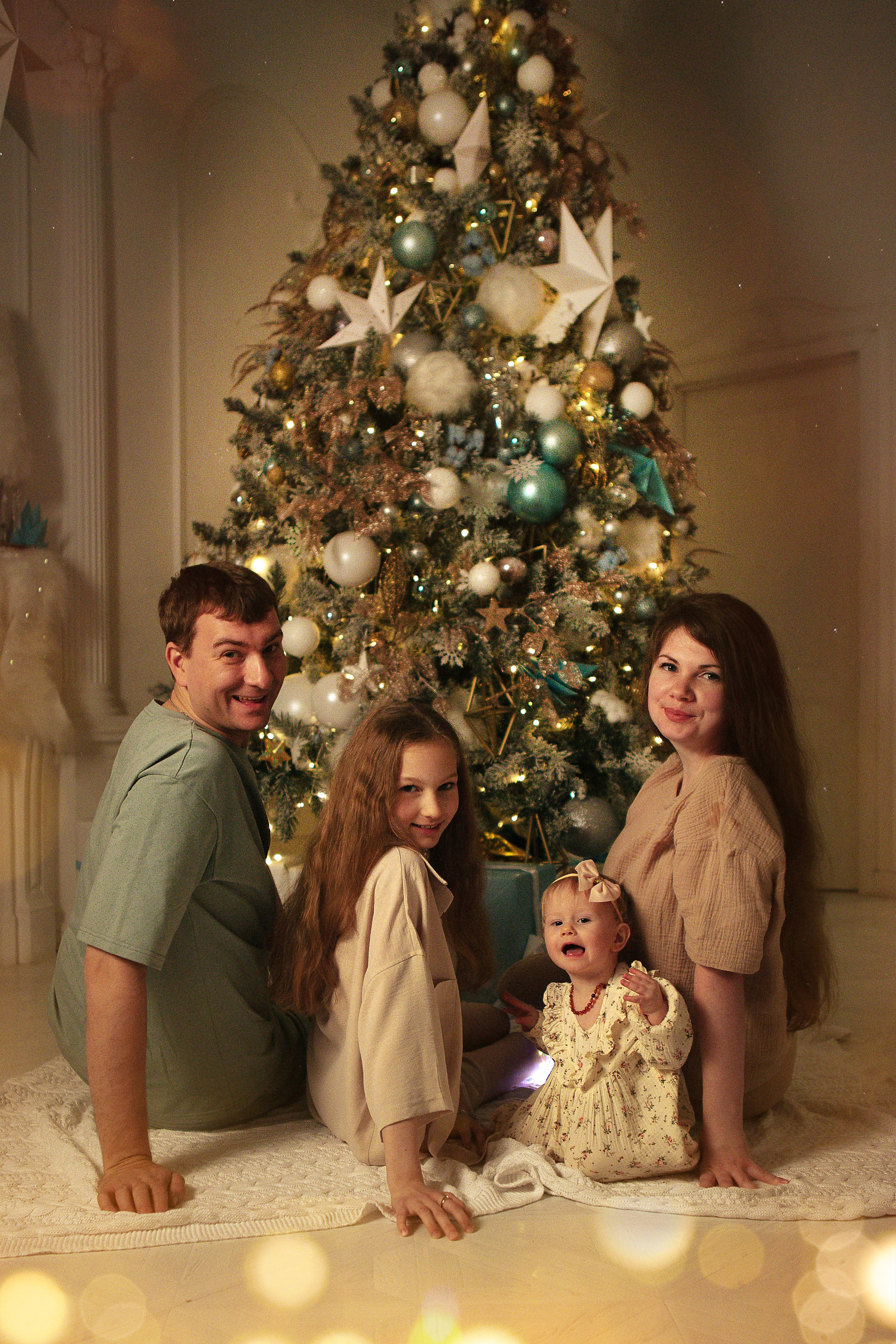 Ольга с семьей. Семейный и детский фотограф в Москве Александра Мак