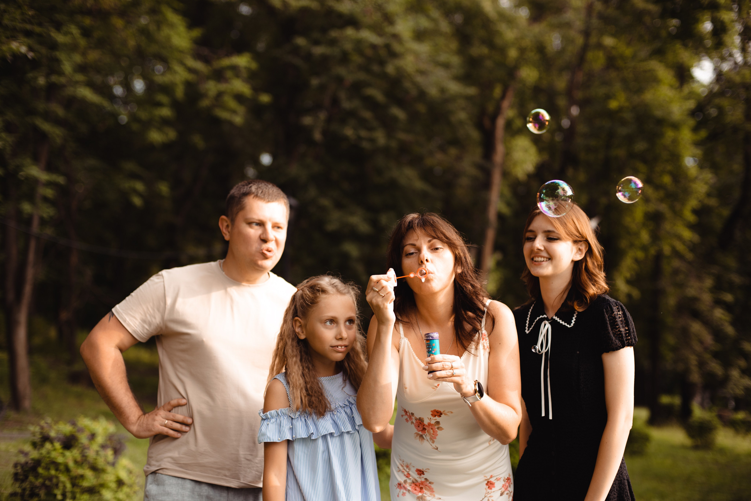 Андрей, Екатерина, Яна и Кира