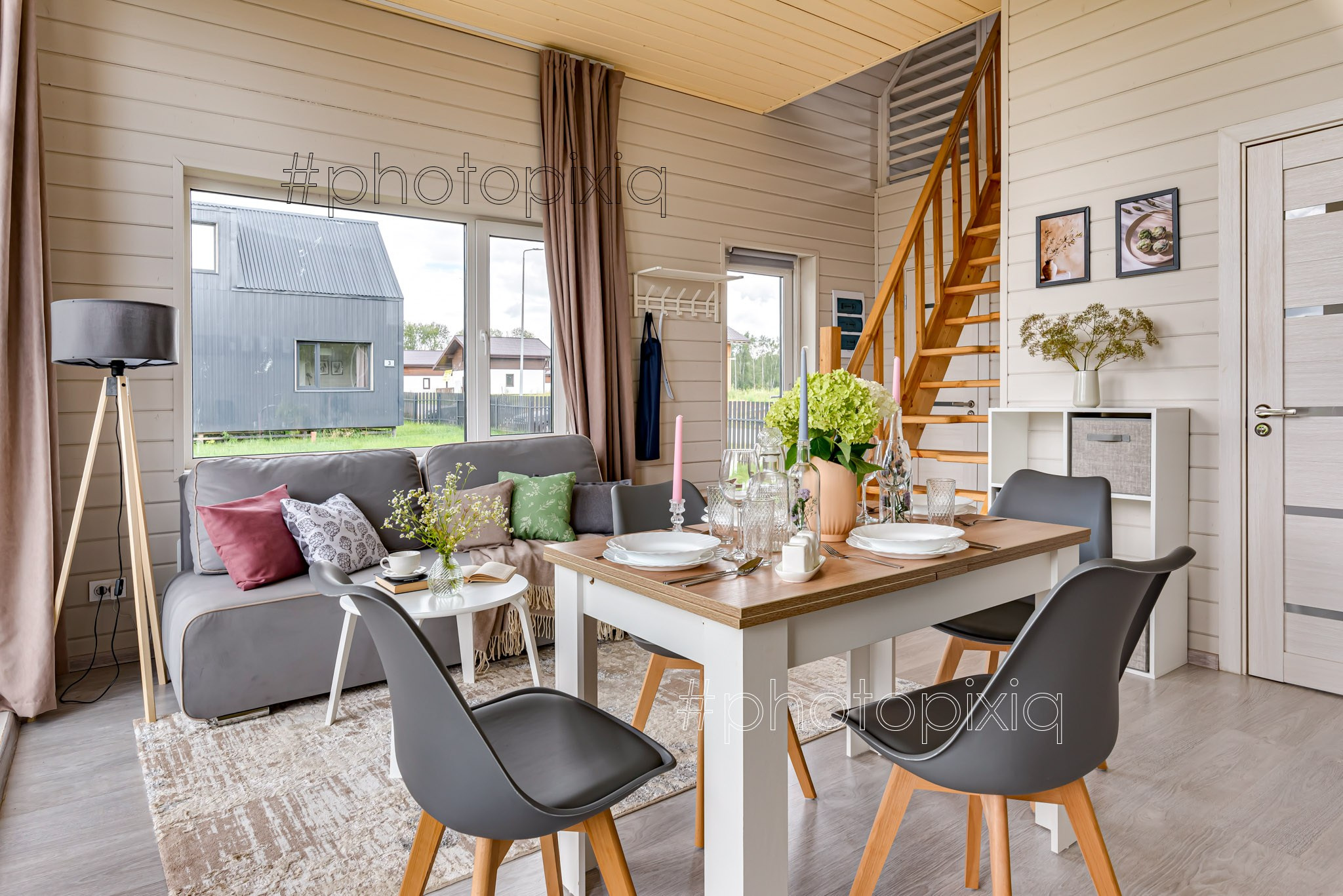 Съёмка барнхауса в Этномире для аренды. Интерьерная съёмка и виртуальные туры — Интерьерный фотограф Кузнецов Сергей (photopixiq)