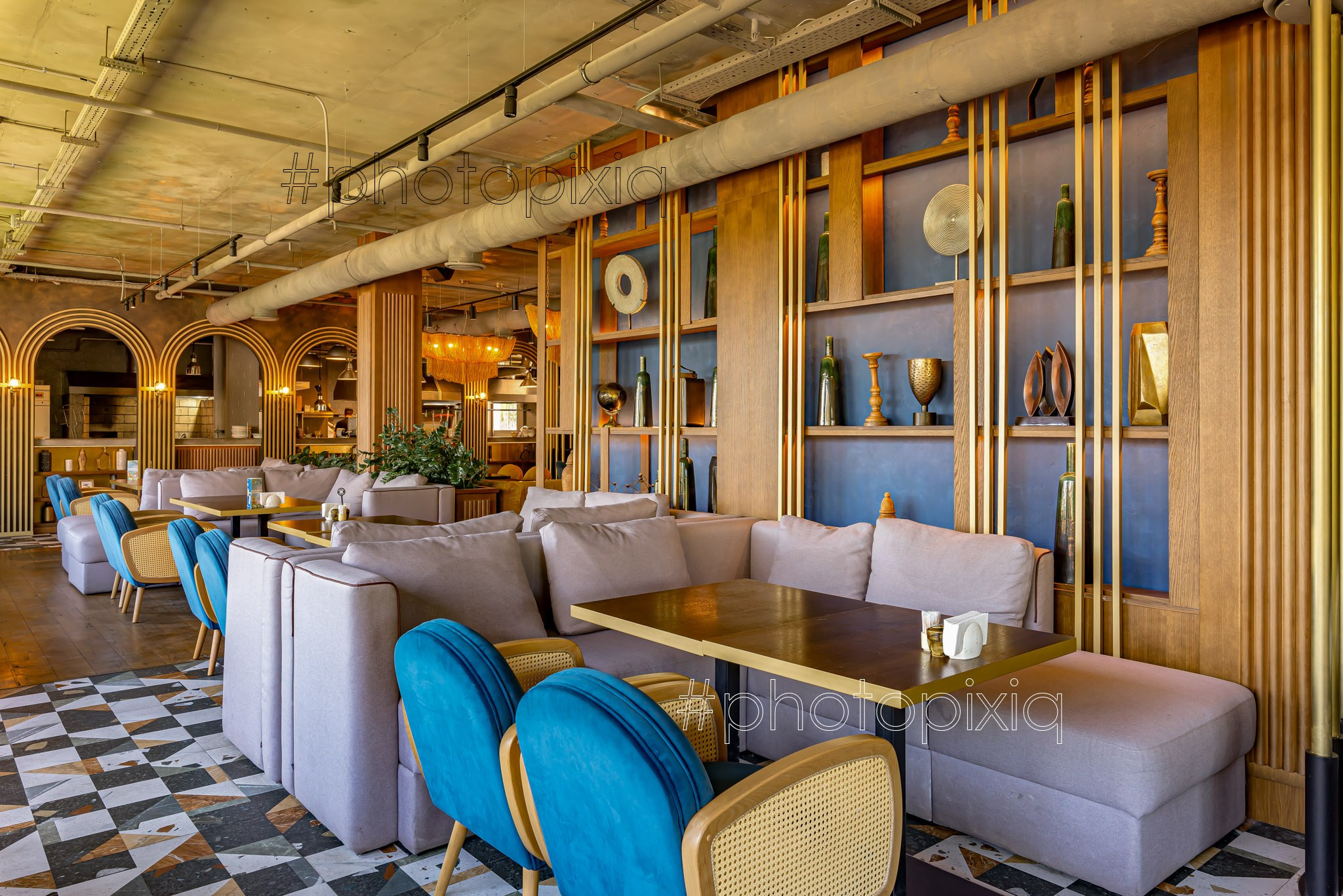 Интерьерная съёмка Чайхона № 1. Интерьерная съёмка и виртуальные туры — Интерьерный фотограф Кузнецов Сергей (photopixiq)