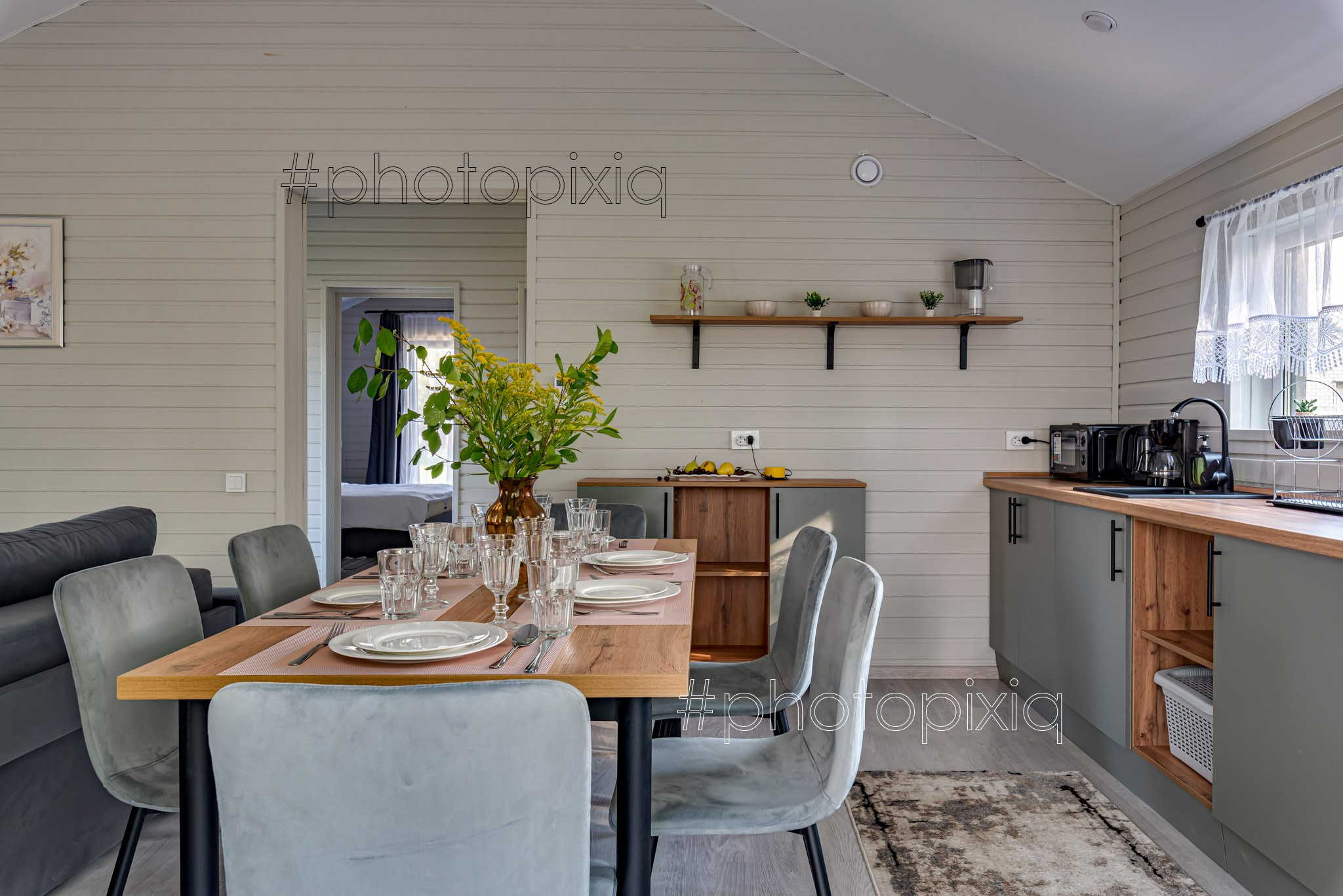 Съёмка загородного дома в КП Грин Лаундж для аренды. Интерьерная съёмка и виртуальные туры — Интерьерный фотограф Кузнецов Сергей (photopixiq)