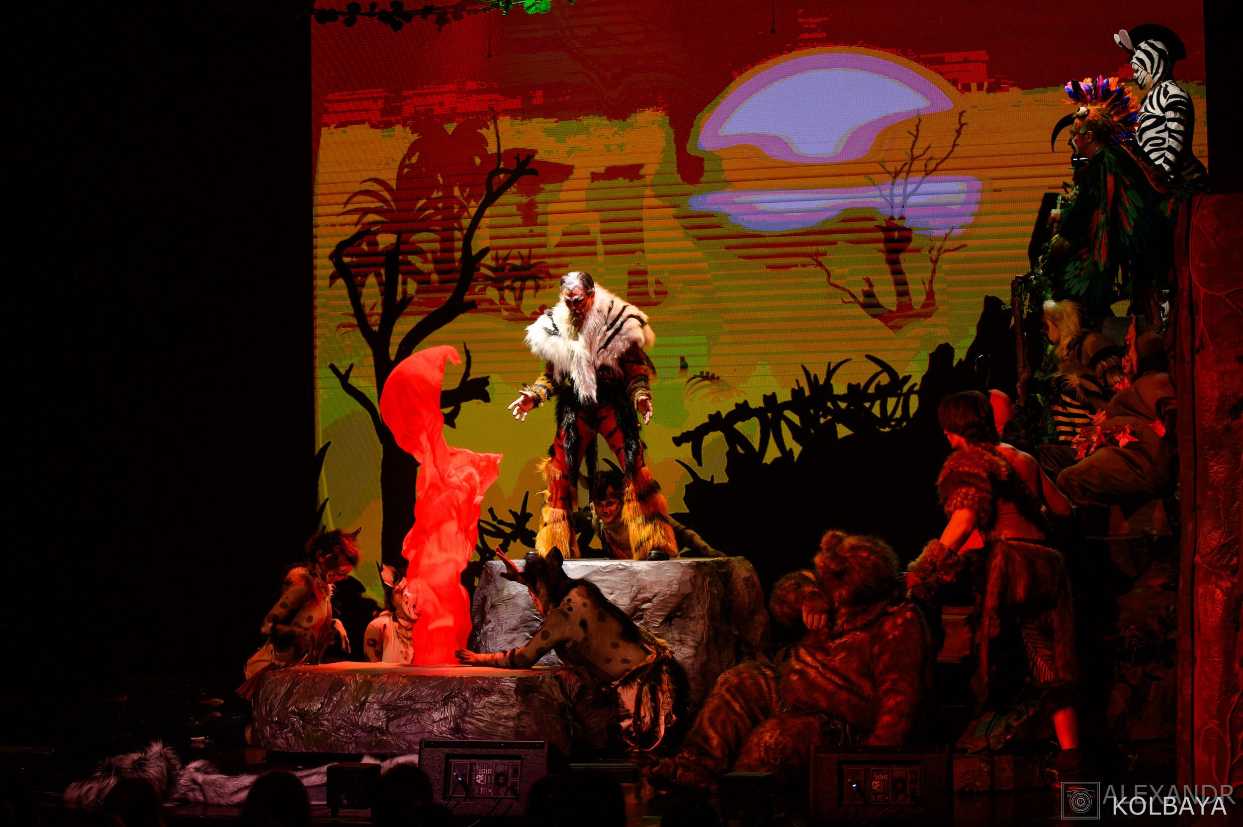 Мюзикл «Маугли». Концертный и театральный репортажный фотограф в Москве Александр Колбая