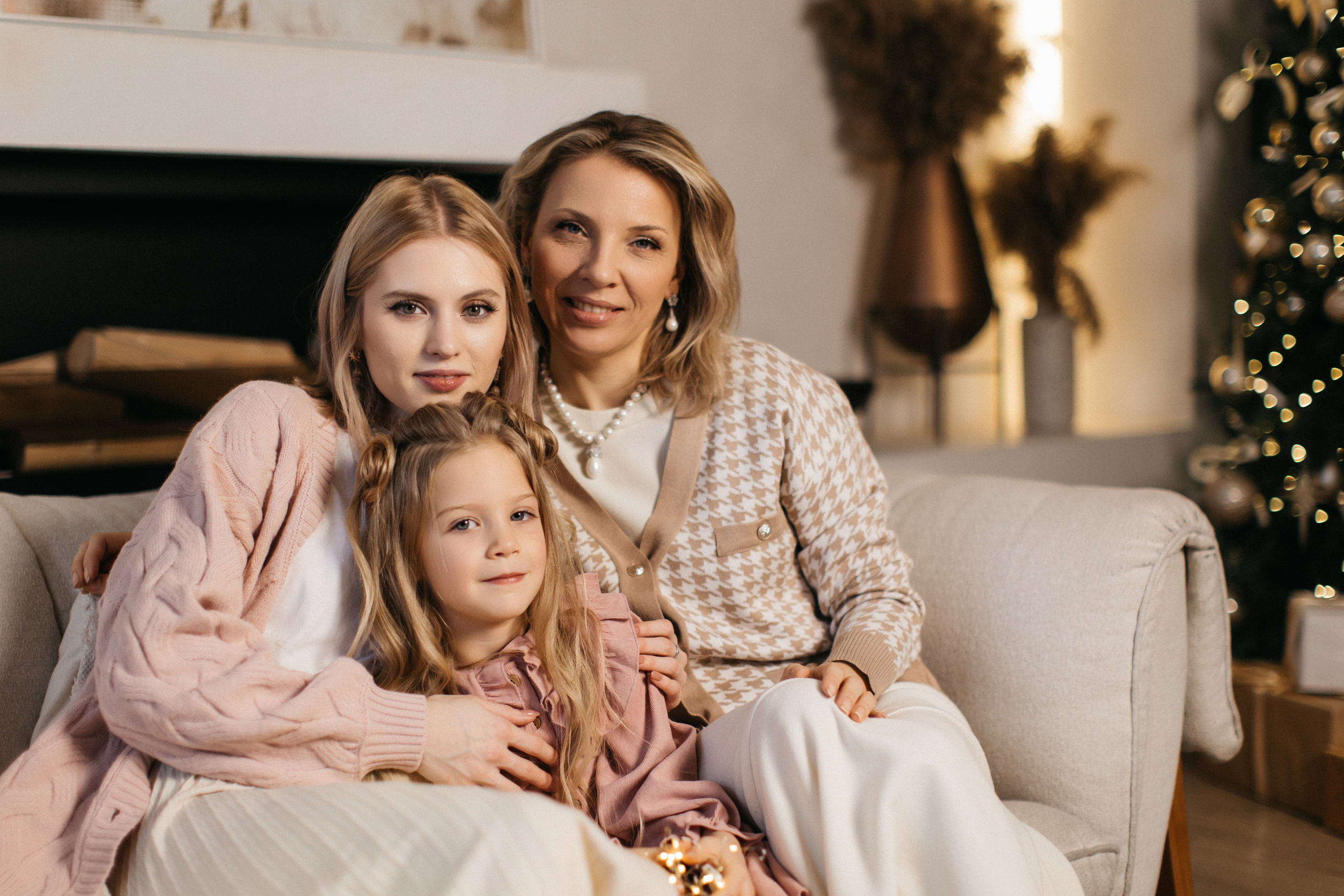 Новогодняя 3 поколения. Свадебный и семейный фотограф в Москве Холда Тати