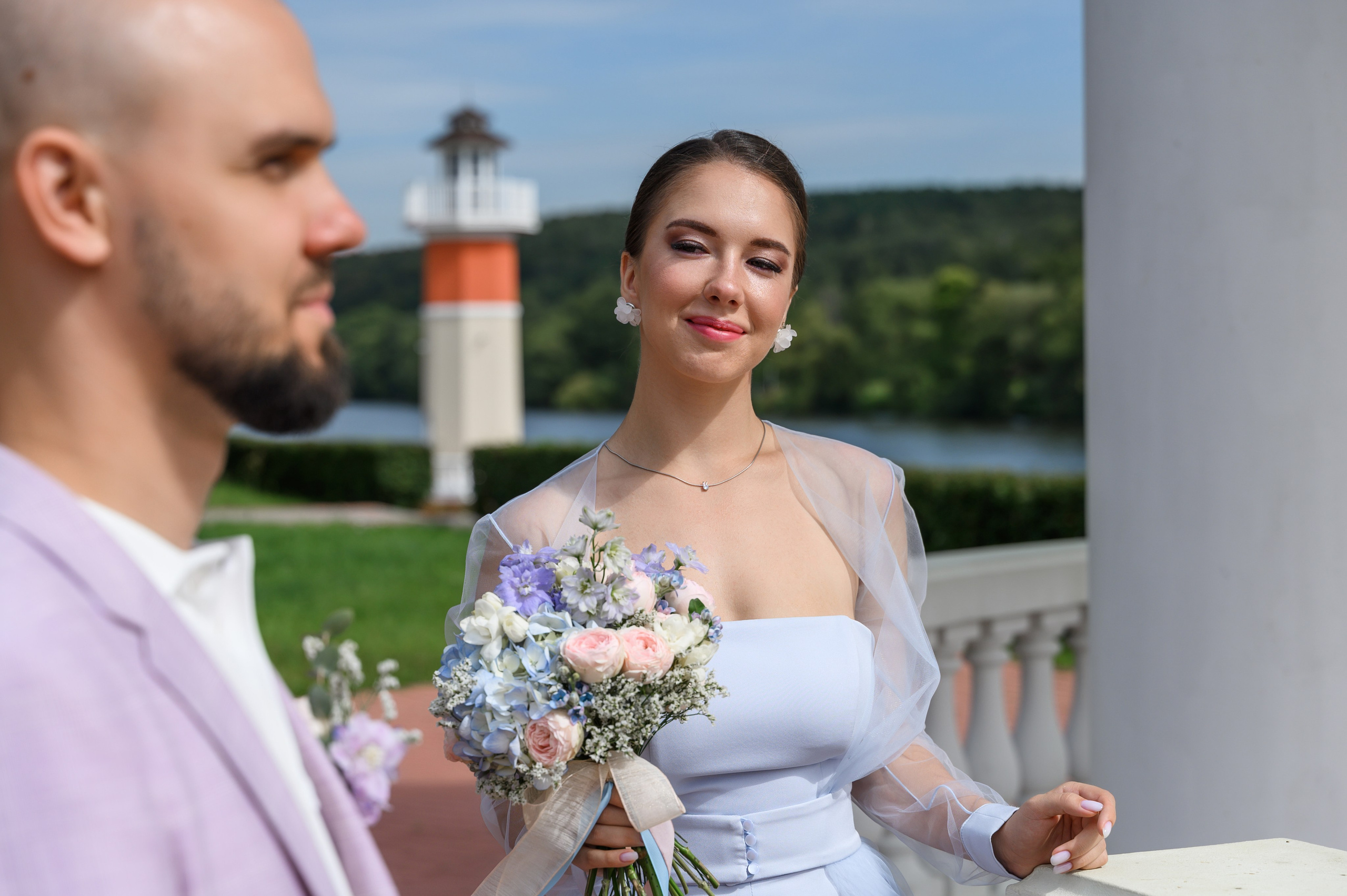 Свадебная фотосессия ресторан «Белый берег». Свадебный фотограф Москва Юрий Кульман