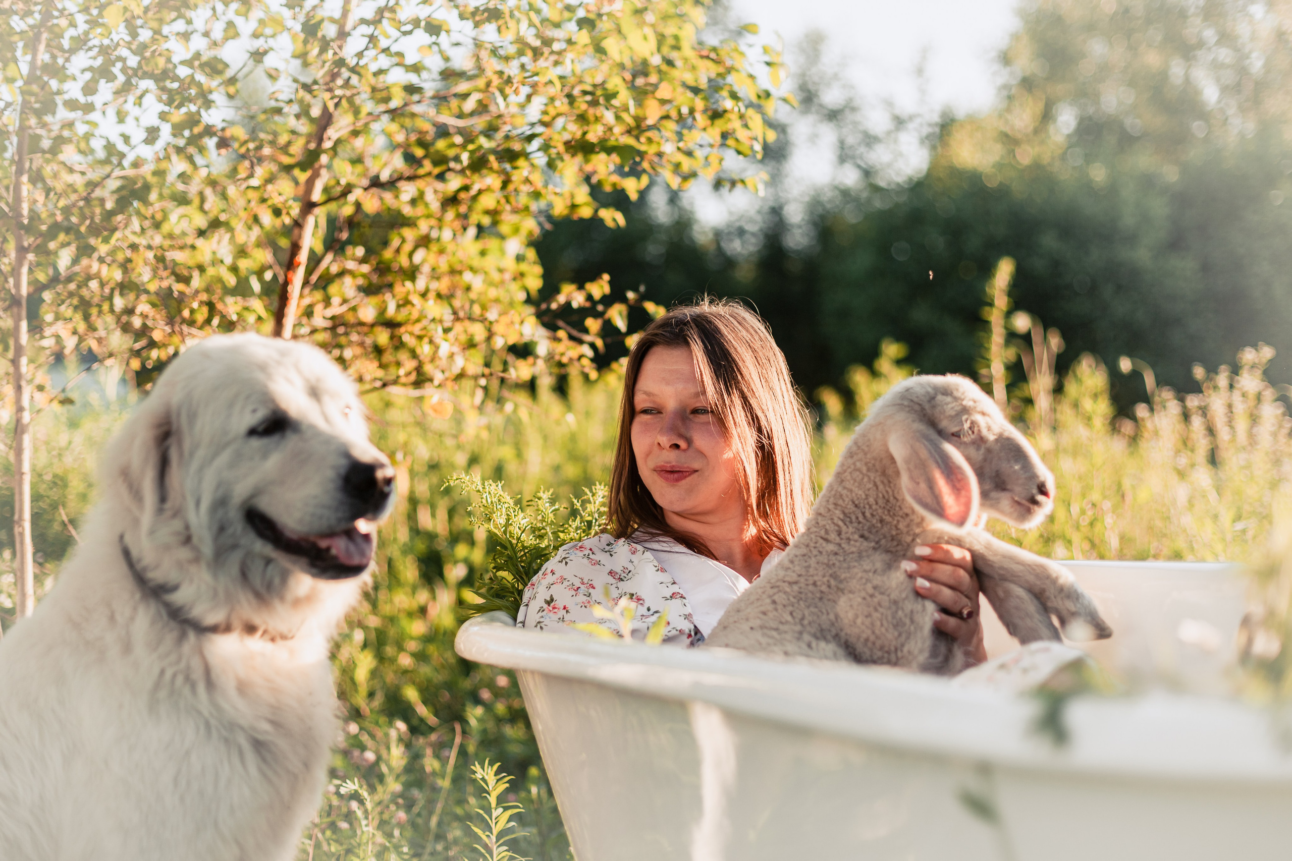 Ванна в поле. Фотограф-анималист Татьяна Степанова