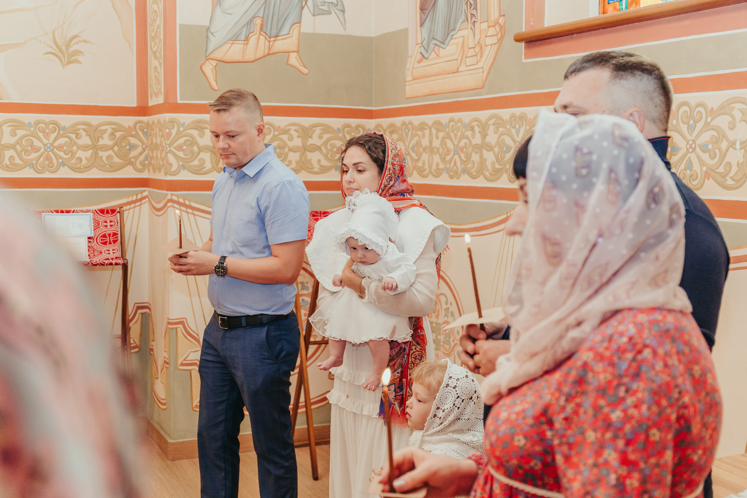 Крещение Маши в Черниговском Скиту. Фотограф новорожденных и детский в Сергиевом Посаде Кругликова Юлия