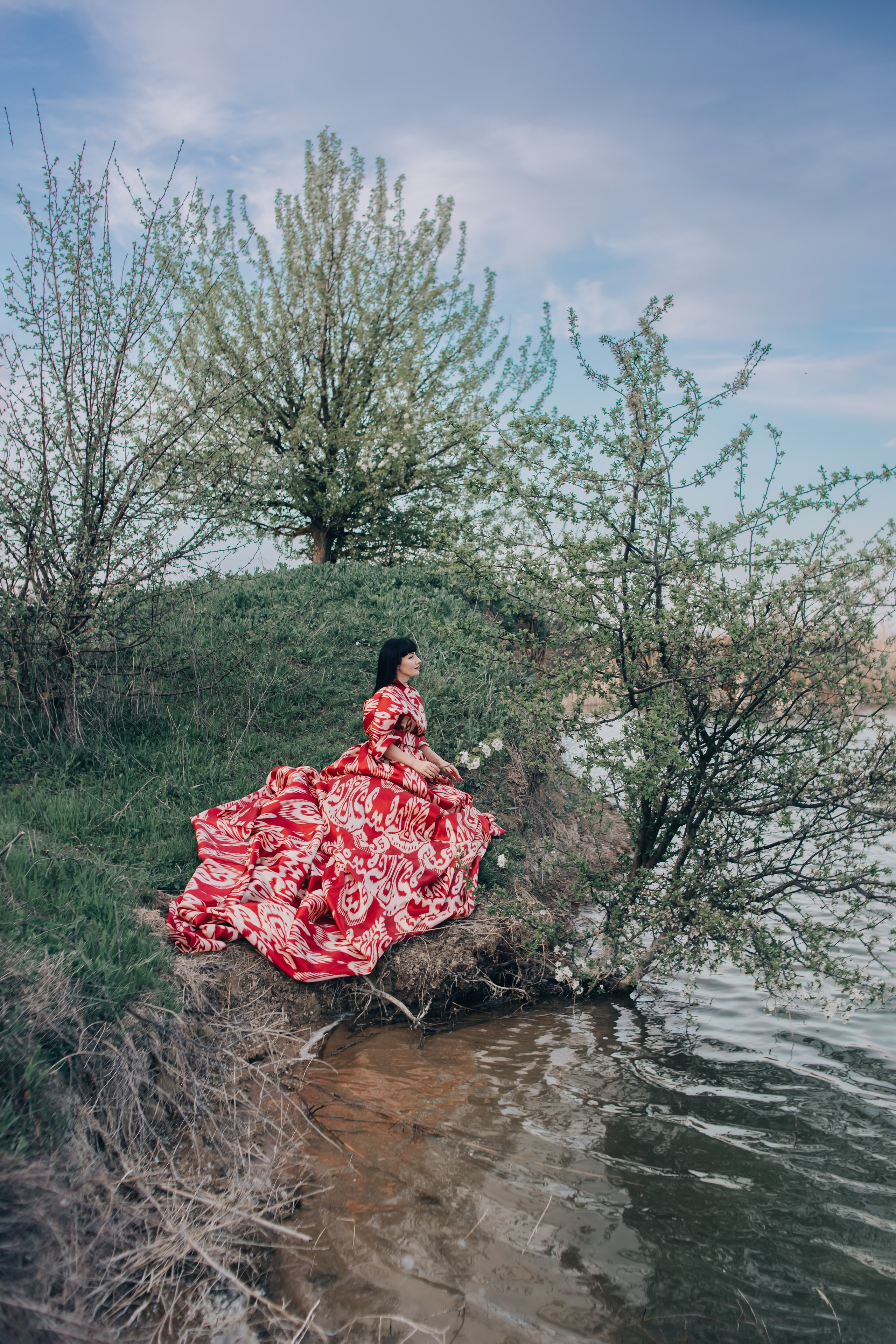 Фотосессия в платье со шлейфом. Свадебный и семейный фотограф в Краснодарском крае Мария Данилкина