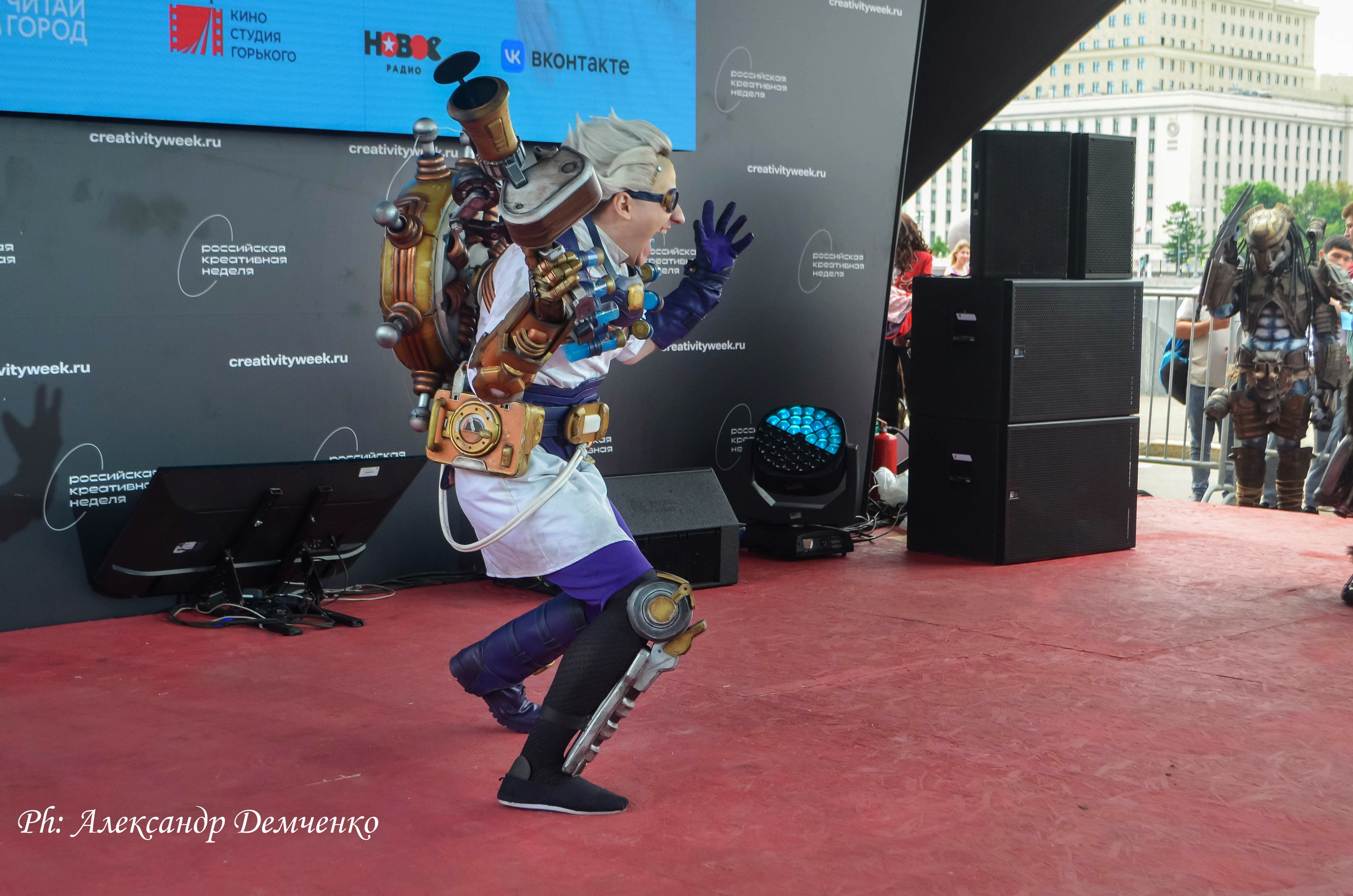 Фотосессия сцены в Москве на разных репортажных мероприятий