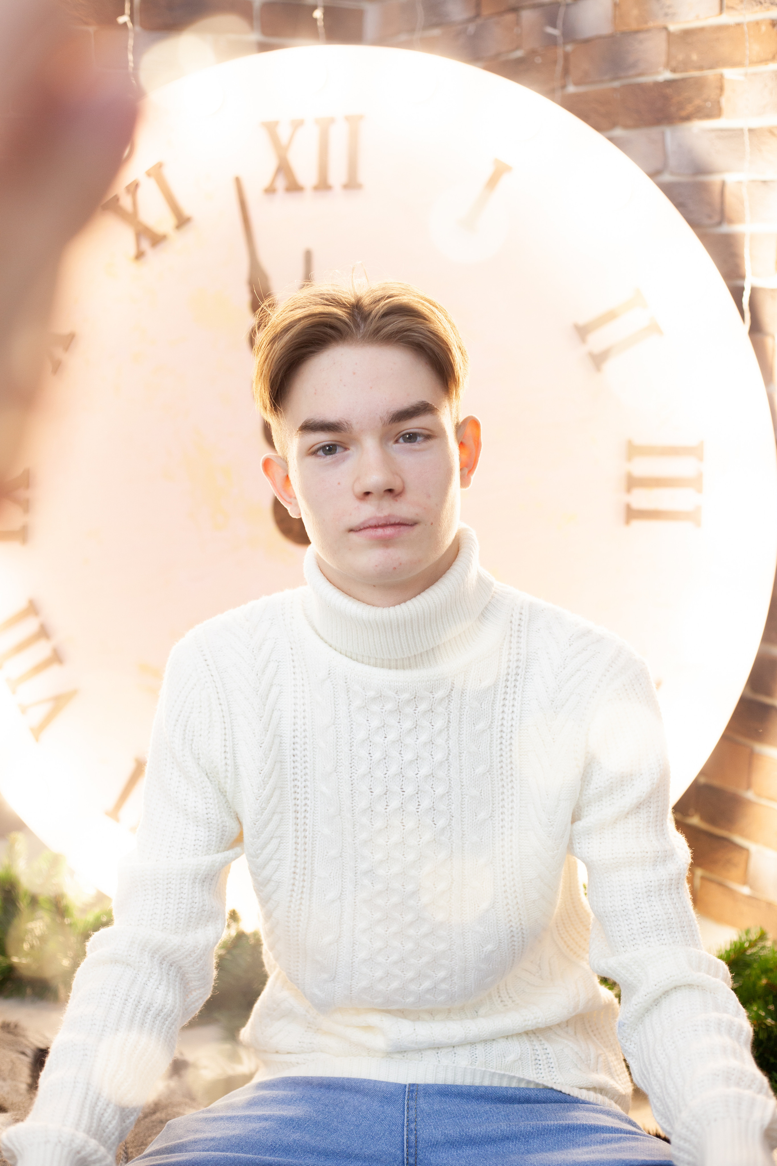 Школьники В Новогодней студии. Фотограф Бурятия. Печать фотокниг