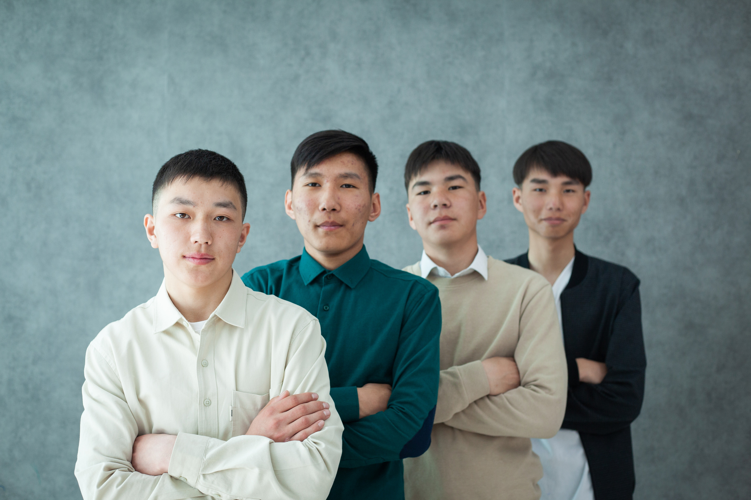 Школьники в студии. Фотограф Бурятия. Печать фотокниг