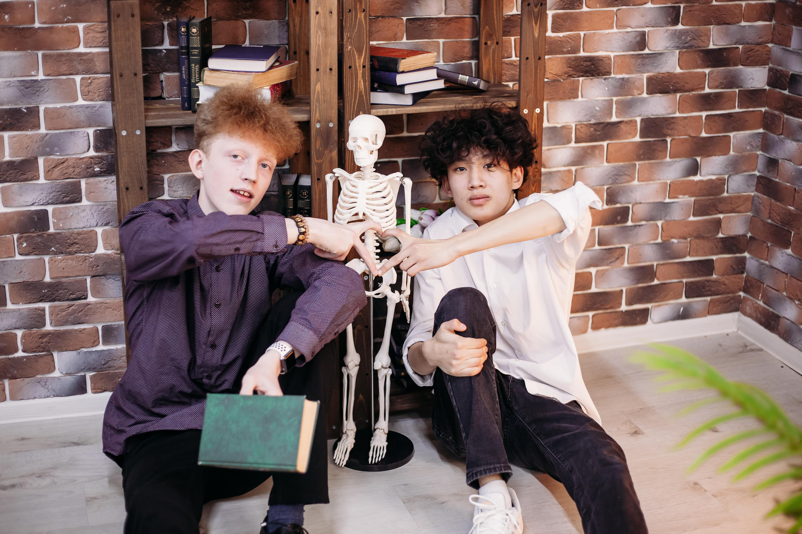 Школьники в студии. Фотограф Бурятия. Печать фотокниг