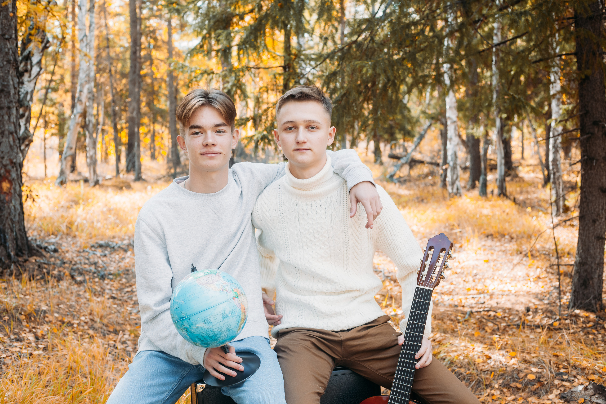 Школьники и детсадовцы (осень). Фотограф Бурятия. Печать фотокниг